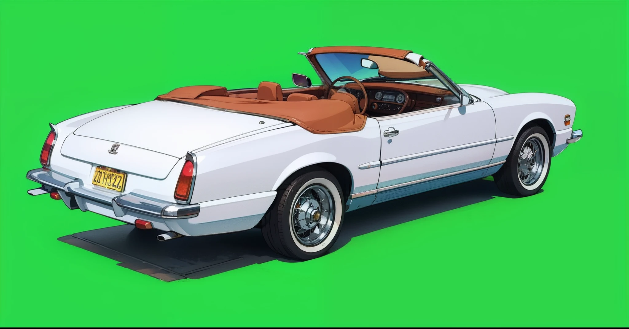 old school drop top, ultra-detailed, best quality, colorful