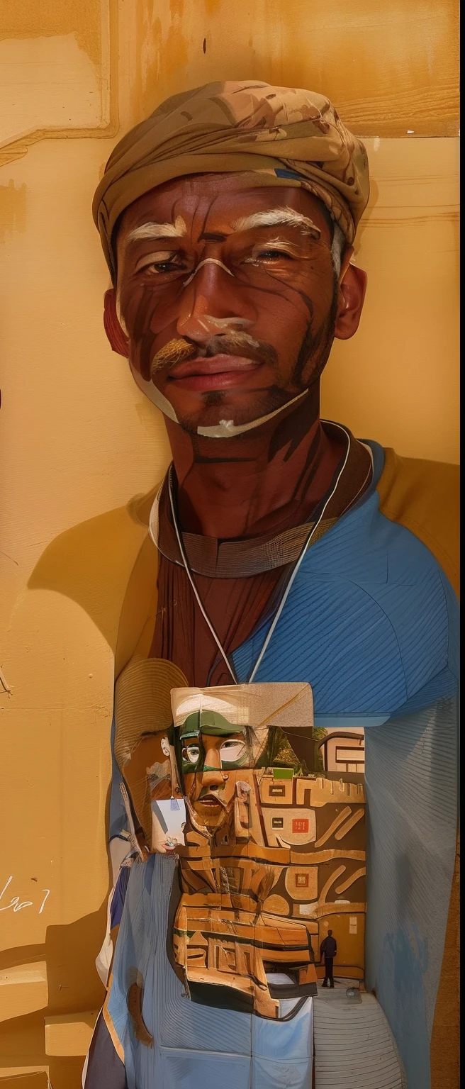 there are two men standing next to each other in front of a wall, portait photo profile picture, very very low quality picture, profile picture 1024px, ayan nag, taken in the early 2020s, mohamed chahin, edited in photoshop, around 1 9 years old, profile pic, with accurate face, profile picture