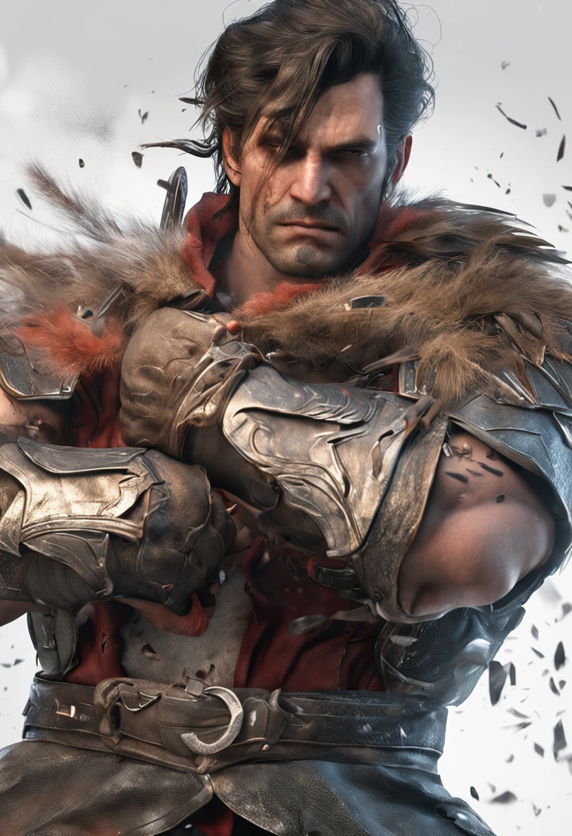 (best quality,4k,8k,highres,masterpiece:1.2),ultra-detailed,(realistic,photorealistic,photo-realistic:1.37), (the ultimate Orochi ranok) staring, wearing a Cyborg armor, with a serious expression on his face, bright red shining eyes, standing against a realistic fiery background, in the style of The King of Fighters 2003, with a sword on his back. nude uncensored hard penis ejaculation, cum everywhere, excessive cum, cum on body, cum on chest, cum on face, cum in mouth, cum drip, creampie, cum on balls, cum on penis,:1.3) cum on ass, Dildo vibrator delicious moans of lust anal penetration