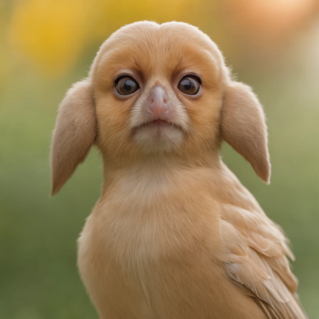 "Super cute canary animated image in Disney movie style,Wearing a cute hood,Presents an extremely detailed picture,Depth detection shows 8K level quality。"