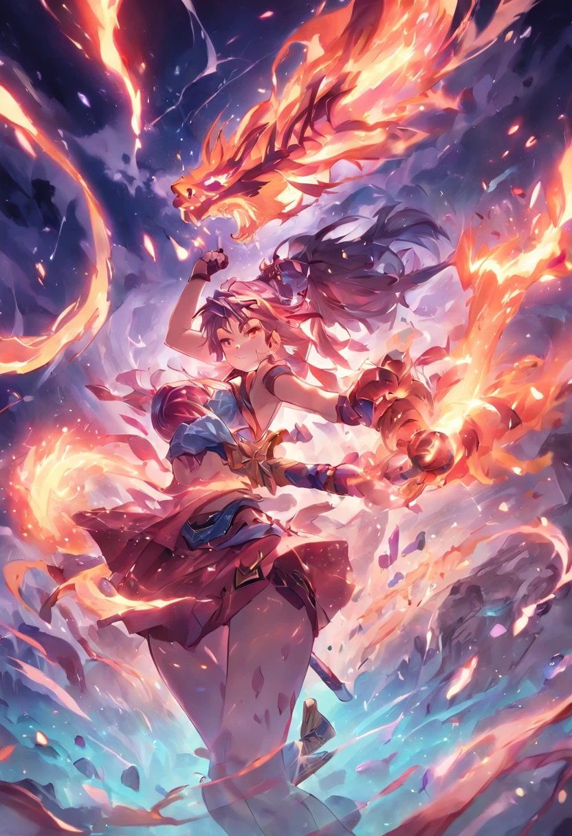 1 girl, ig model, league of legends, xayah, bird ears, action pose, arms up, arms behind head, red hair, brown eyes, lewd face, sexy, cleavage, armpits, large breasts, wide hips, thick thighs, muscles, abs, realistic, ray traced, jungle, grass, trees, night, stars, moon, clouds