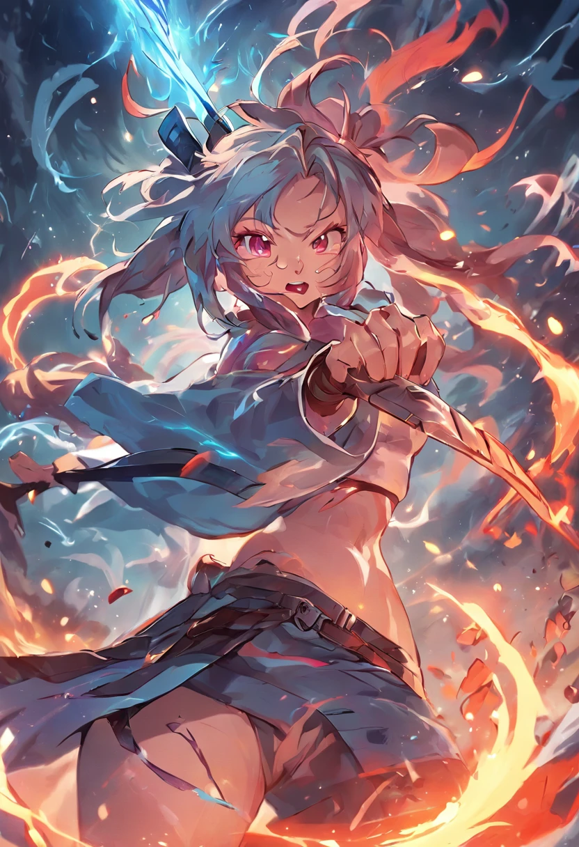 top up girl in an intense battle, showcasing their mastery of the blade and nature magic.",Yasuo /(League of Legends), Neeko /(League of Legends)