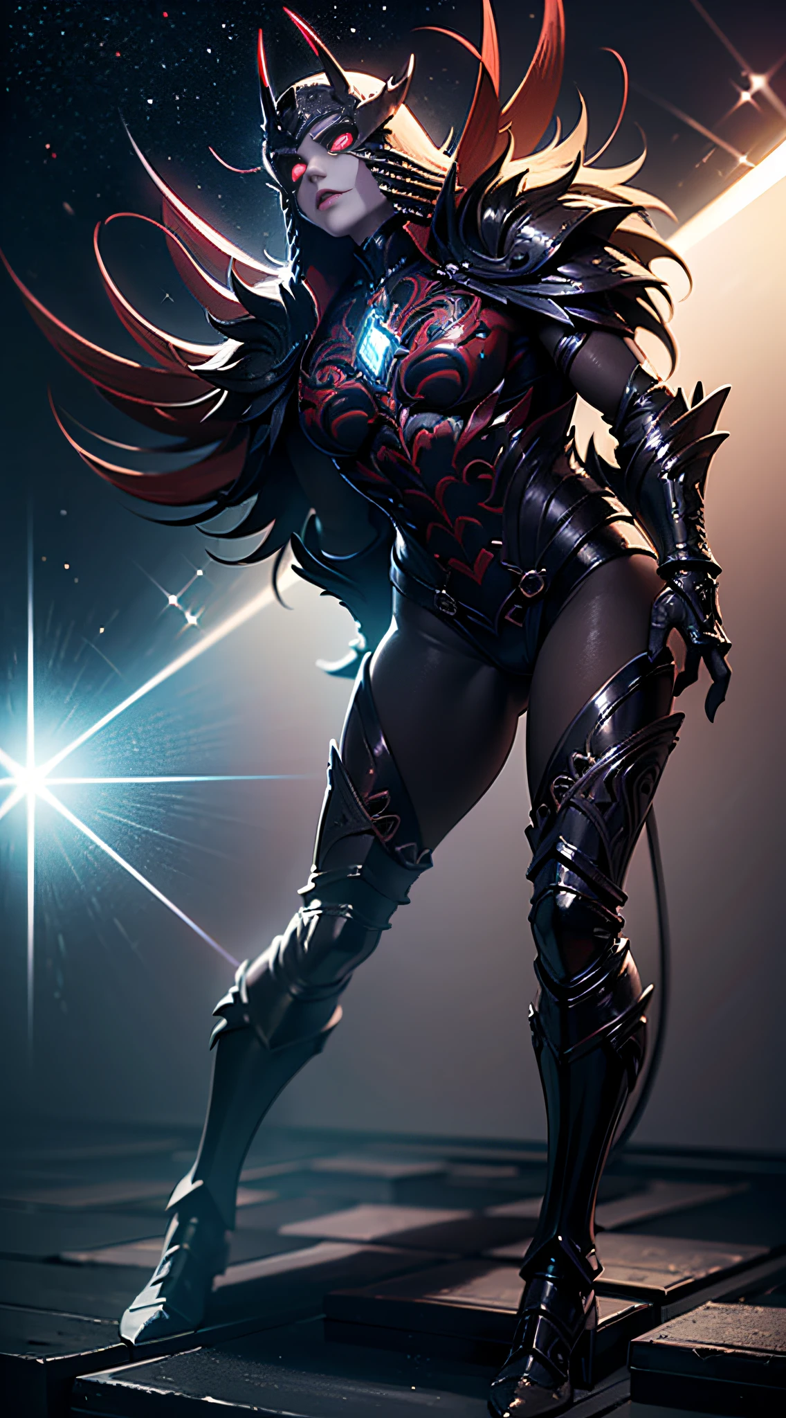 The demon in my head, Dark art, Bloody eyes, Dark eyes, fantasy, Sunlight, rays of sunshine, intricately details. 8K, Dreamlike, Symmetrical, Intricate details, Highly detailed, illusory engine, aspect::4:3, mistic, (extremely detailed CG unity 16k wallpaper:1.1), (Denoising strength: 1.45), (tmasterpiece:1.37), (Full body posing:1.4:), whole-length, Dynamic angle, starry sky, lifelike texture, side lighting, surrealism, Soft lighting, sparkle, glowing light, ray tracing, UHD