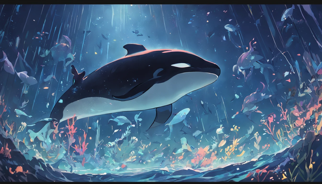 Gorilla fursuit scuba in the pool underwater anime digital