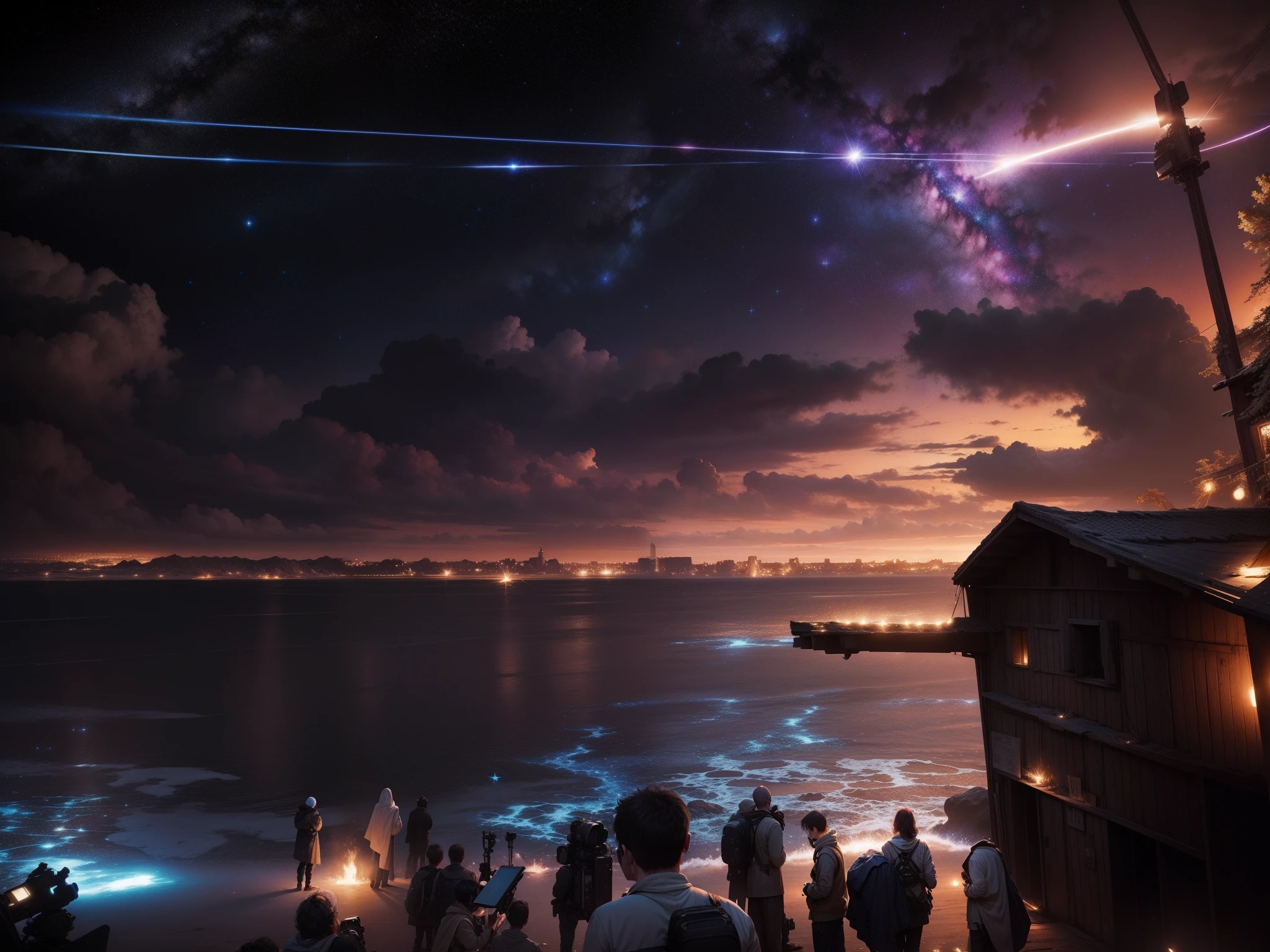 The entire galactic starry sky，