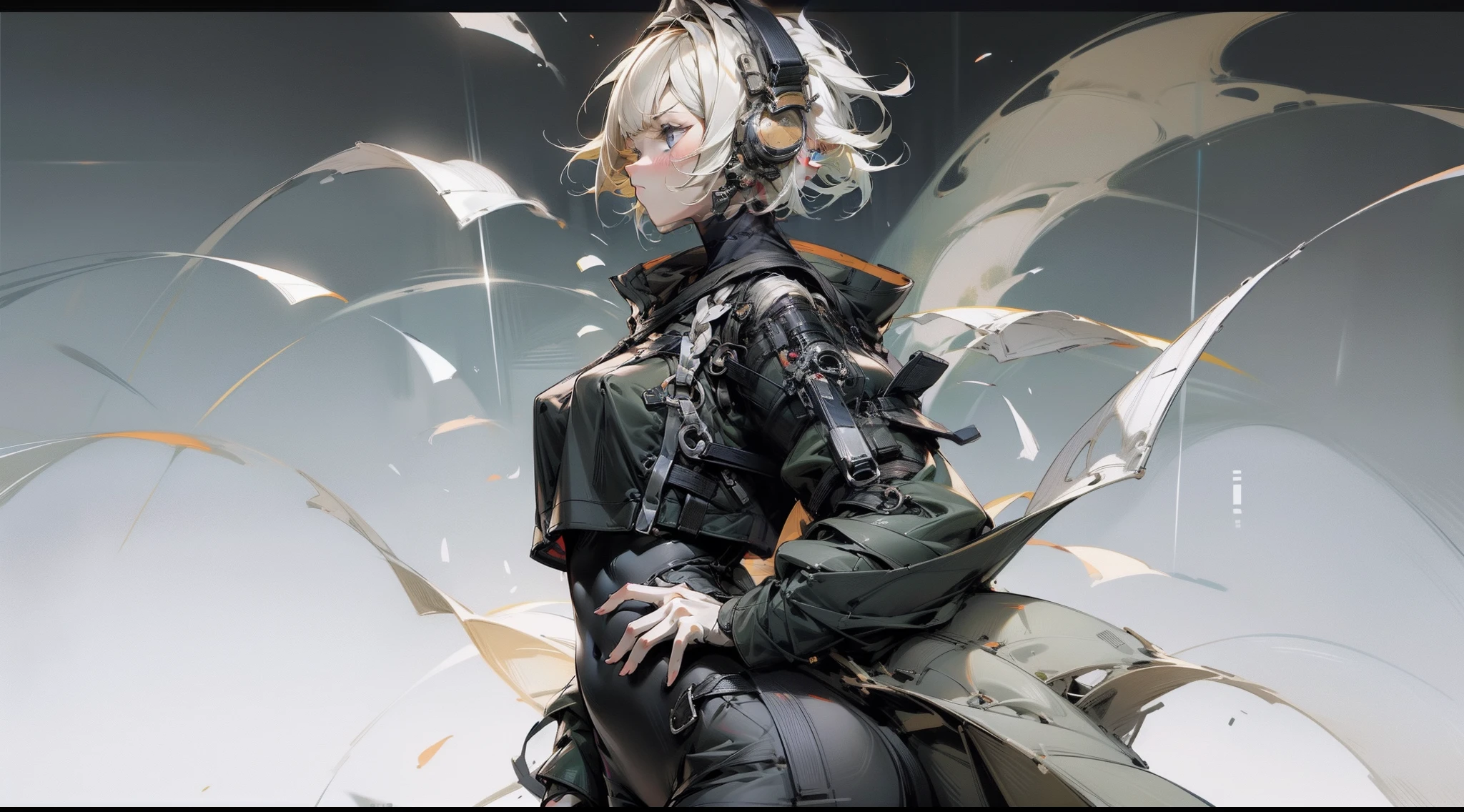 {{{{ masterpiece }}}},{{{{ 4K }}}},{{{{ badass anime 8 k }}}}, {{{{{{{{ short hair }}}}}}}}, {{{{{{{{ white hair }}}}}}}}, {{{{{{{{ big boobs }}}}}}}}, {{{{{{{{ black shirt oversize }}}}}}}},