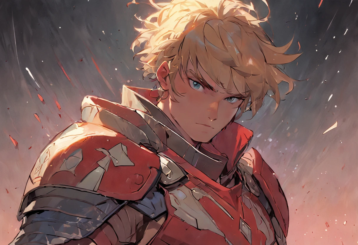 Close-up of a person in armor, official character art, official character illustration,, character art closeup, Star Warrior, Full body portrait of Robt Kiliman, detailed character art, detailed character portrait, Comic book cover art by Phil Noto, Warhammer 40000, Total war, full-colour illustration, chumbo masculino,Star Warrior,