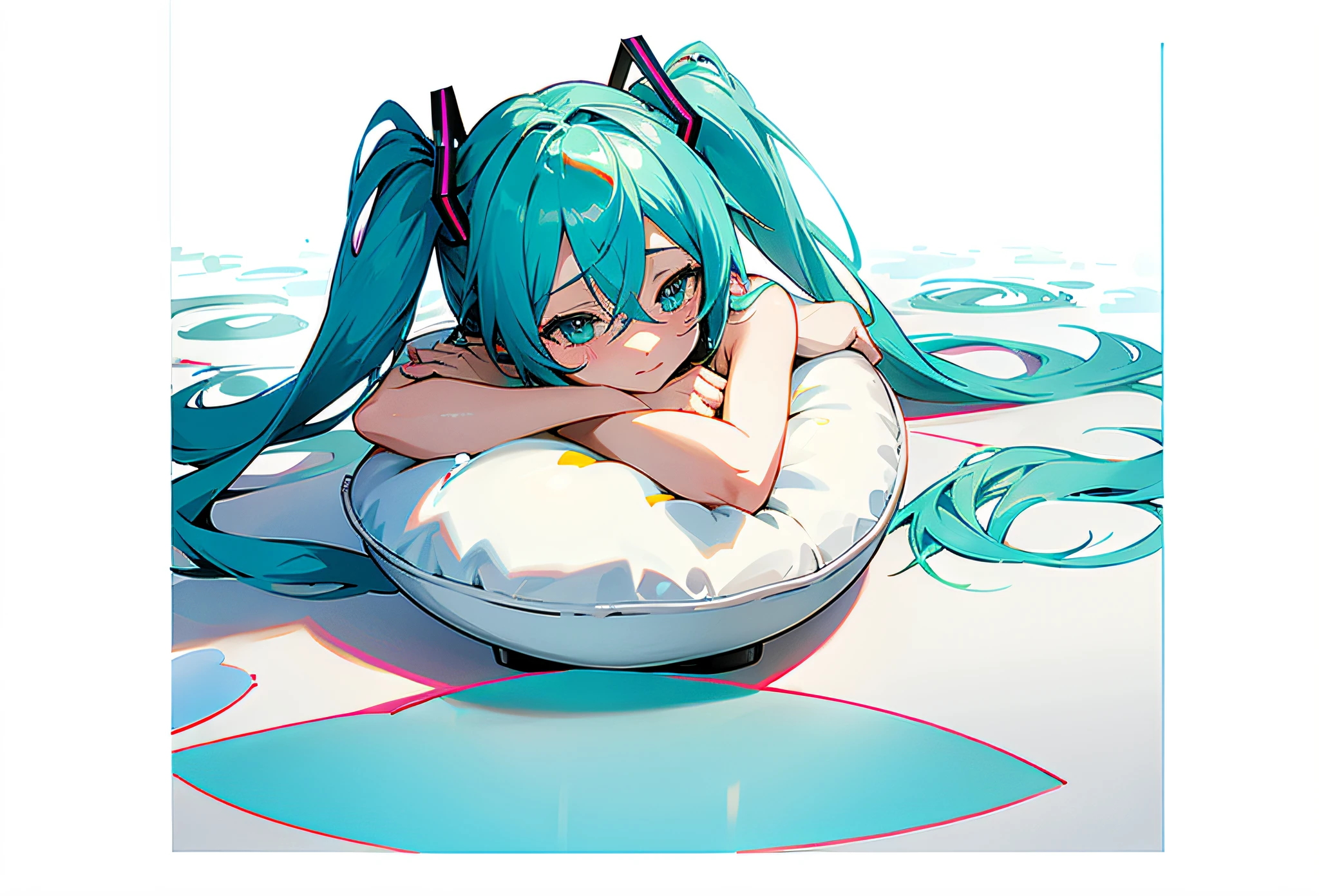 miku hatsune,Color gas,nakeness,,lovemaking,