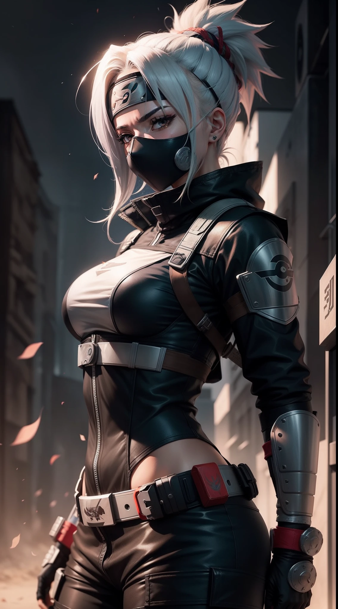 A female version of the kakashi character