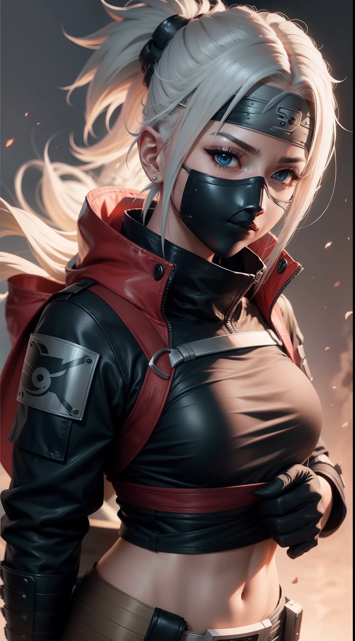 A female version of the kakashi character