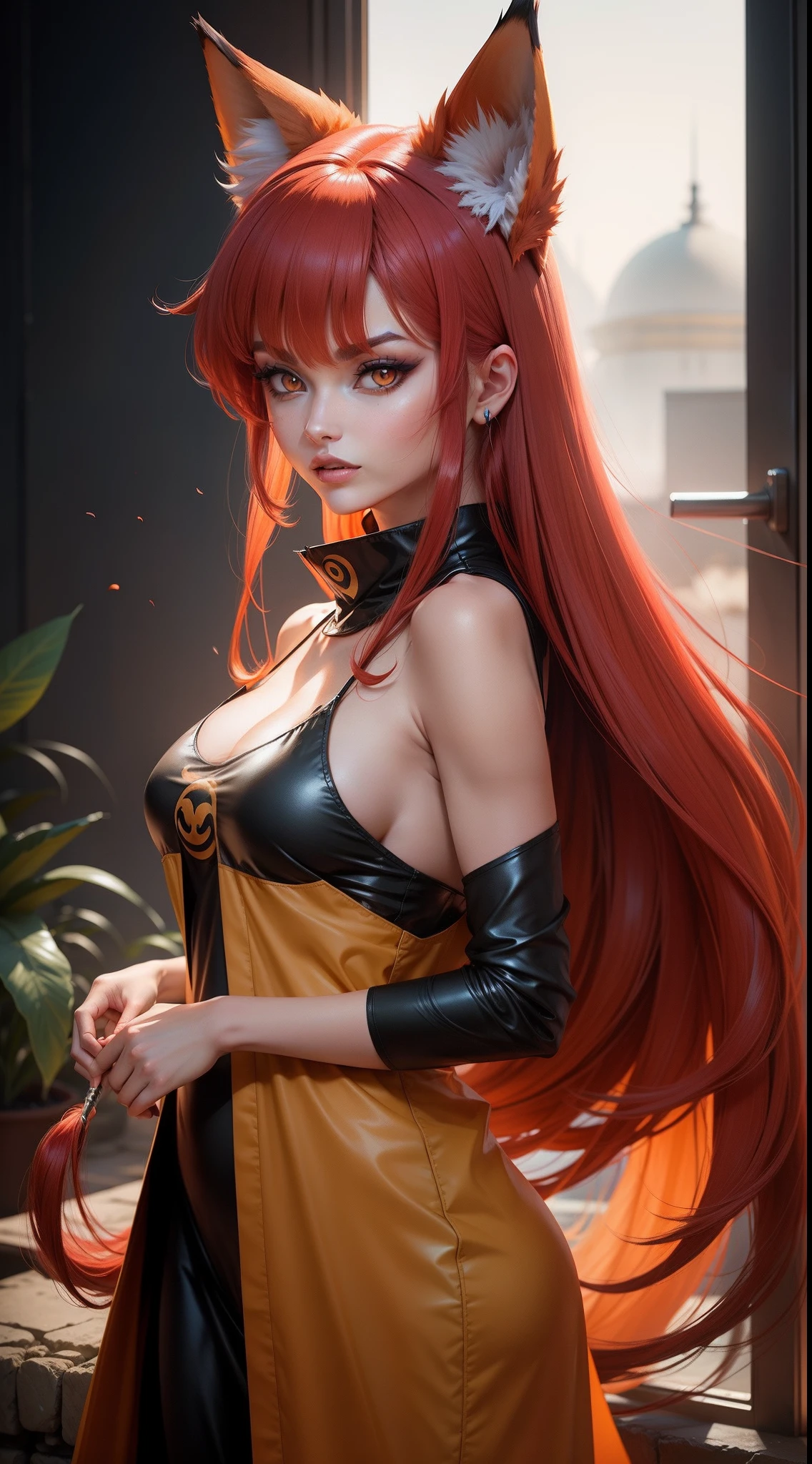 A woman version of kurama fox