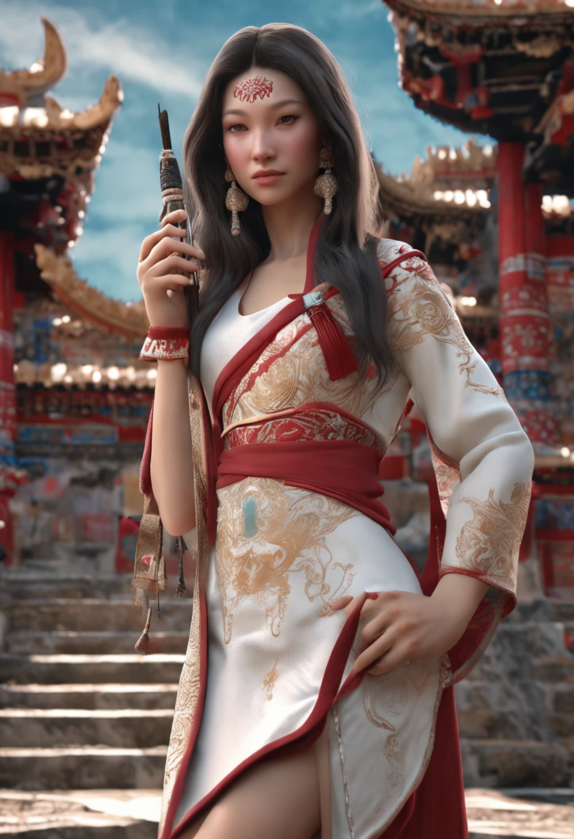 (Professional 3D rendering:1.3) de (Realistic:1.3) Foto de arte oriental mais bonita do mundo，Features soft, bright female heroes, ((Heroine epic fantasy girl beautiful the wet body seductive look long hair seductores lips and fierce expression in dynamic pose, fantastic location, majestoso ambiente desordenado)), corpo inteiro 8k unidade render, action shot, poros da pele, very dark lighting, sombreamento pesado, circunstanciado, Rosto detalhado, (vibrante, fotogrdeia realista, Realistic, Dramatic, Escuro, foco nítido, 8k), (Old leather clothes damaged by bad weather:1.4), ((((Use peles)))), (intrincado:1.4), decadente, (altamente detalhado:1.4), pintura digital, rendering by octane, art stations, Conceito-Arte, liso, foco nítido, illustration, germe da arte, (Loish:0.23), Wlop Ilya Kuvshinov, e Greg Rutkowski e Alphonse Mucha Gracias, (global ilumination, studiolight, Light Volumetric), chuva forte, floating particles, patife, fantasia, Onze, corpo inteiroesbian, ((Fundo escuro e antigo da cidade:1.3)),CGSesociedade,art stations