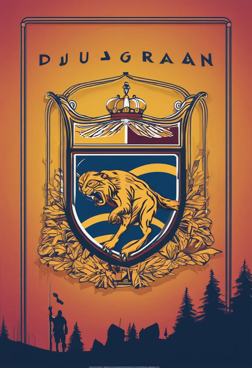 Create a new logo for Djurgårdens IF the locale football Team from Stockholm Sweden.