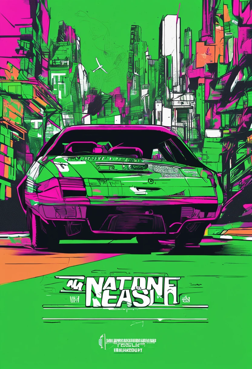 Craft a stunning digital artwork featuring the phrase "Patt se headshot" in vibrant neon green. The design should evoke the electrifying precision of an AWM sniper shot, combining the intensity of the phrase with the striking aesthetics of neon lights. Illuminate the text against a dark, urban backdrop, infusing it with an aura of excitement and precision. The goal is to convey the adrenaline rush and accuracy that defines a perfect sniper shot, creating an image that's visually captivating and impactful.