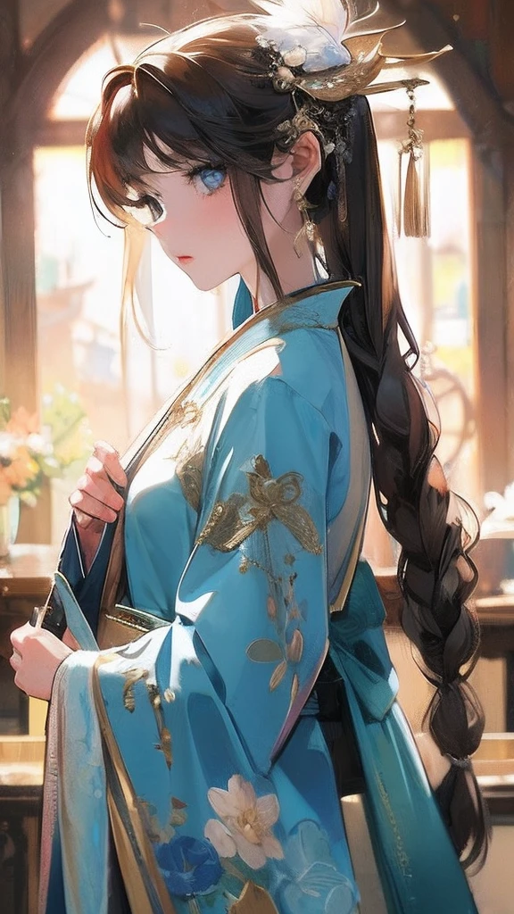 ((best qualtiy)), ((tmasterpiece)), (A detailed),1girll,独奏,angelicales, myterious