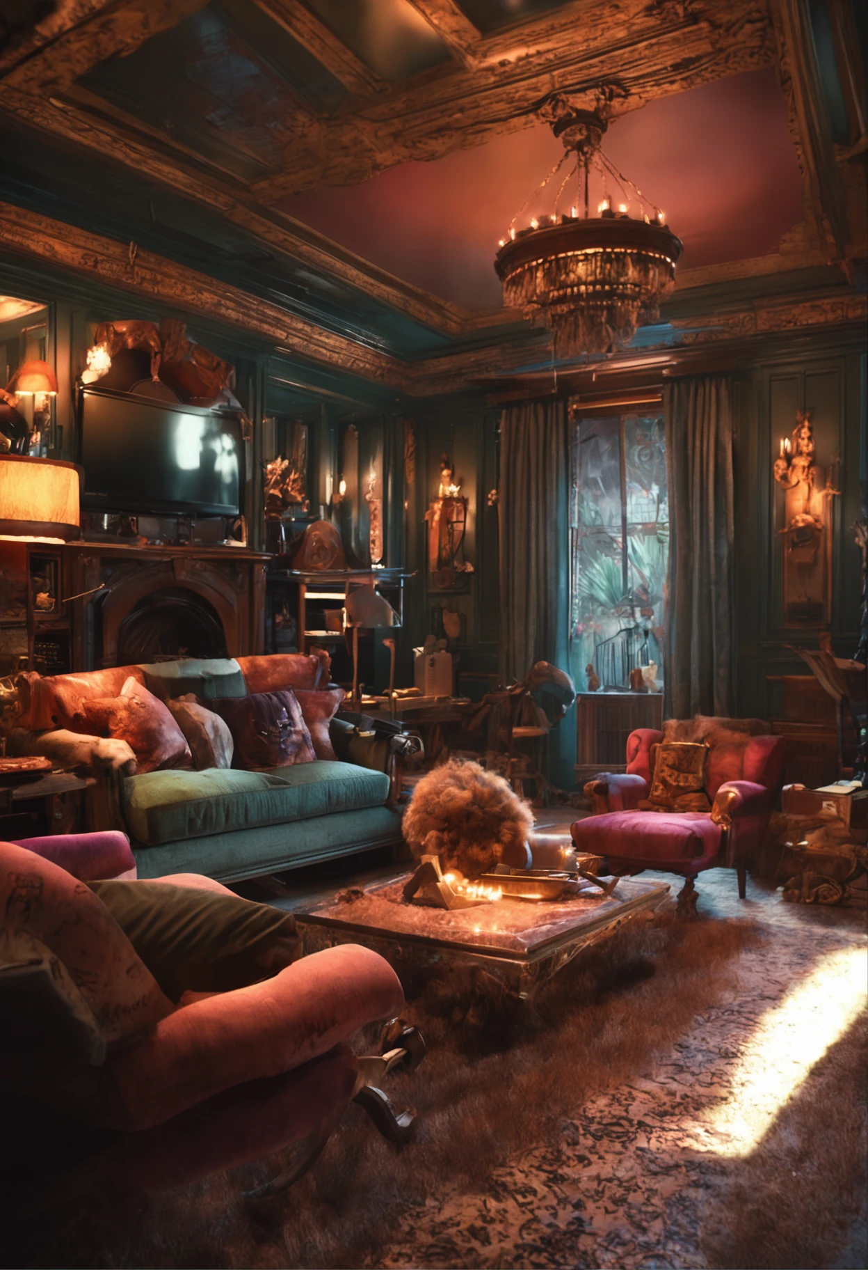 FAMILY IN MANSION