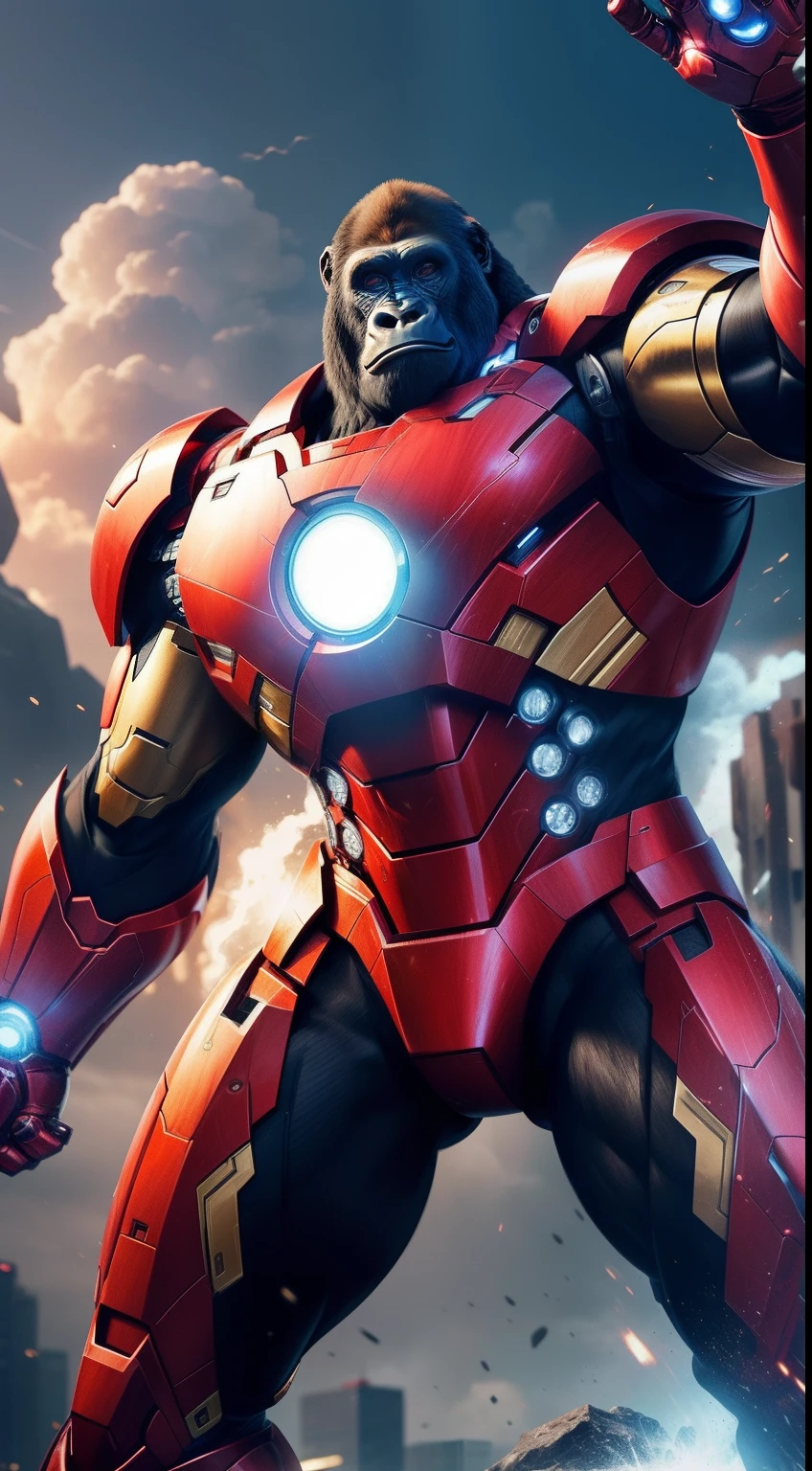 ironman (black) от Marvel Comics, fantasy setting, Dynamic poses, whitebackground, Character concept, character art, Character portrait, tmasterpiece, beste-Qualit, best resolution, 8K