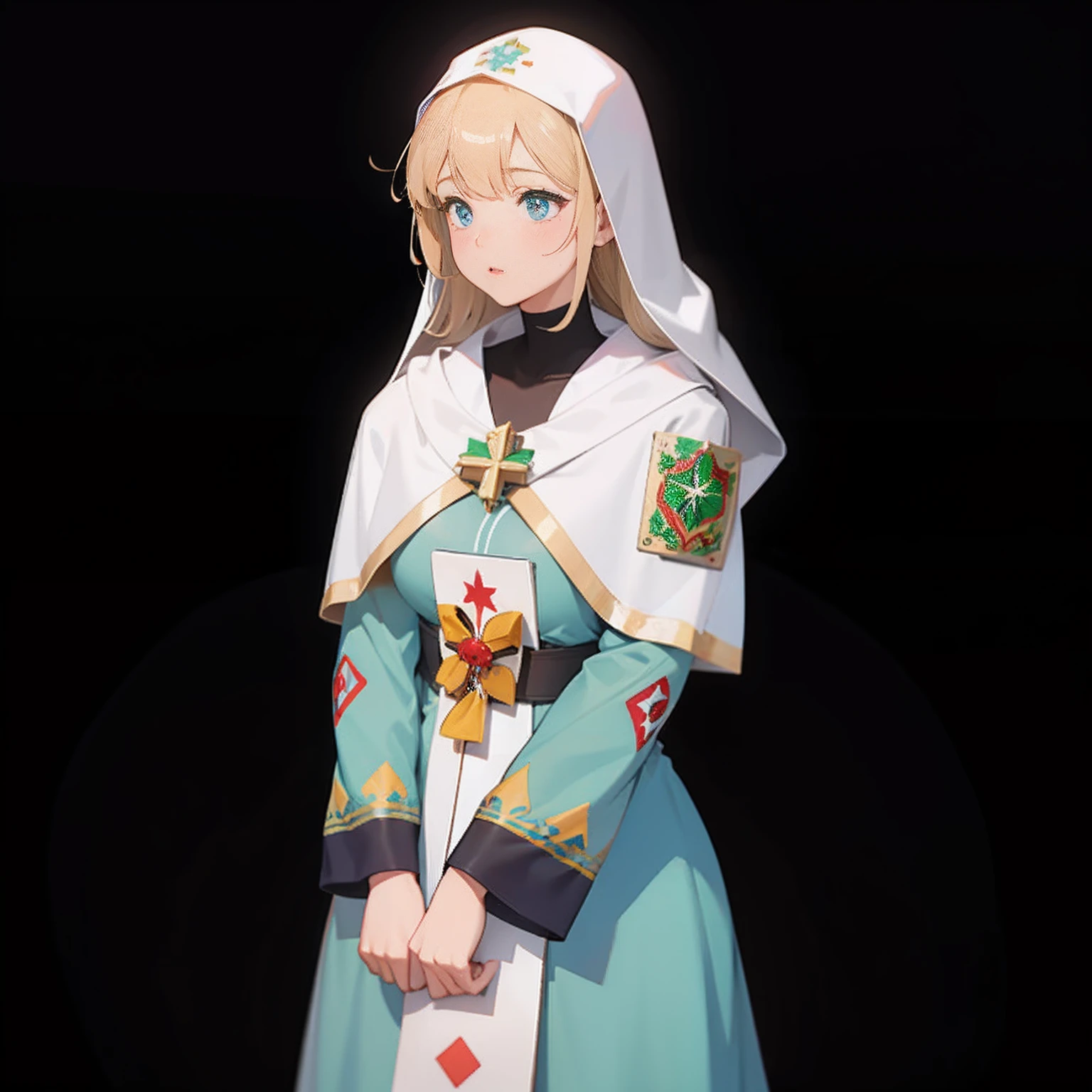 mujer monja santa