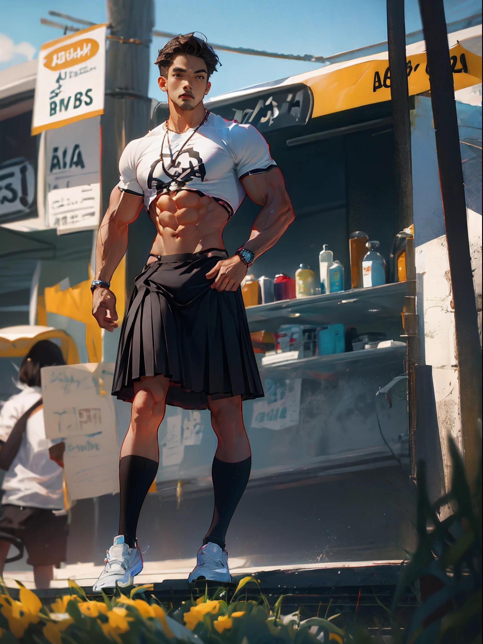 cor preto, musculoso em de cueca anthro --auto