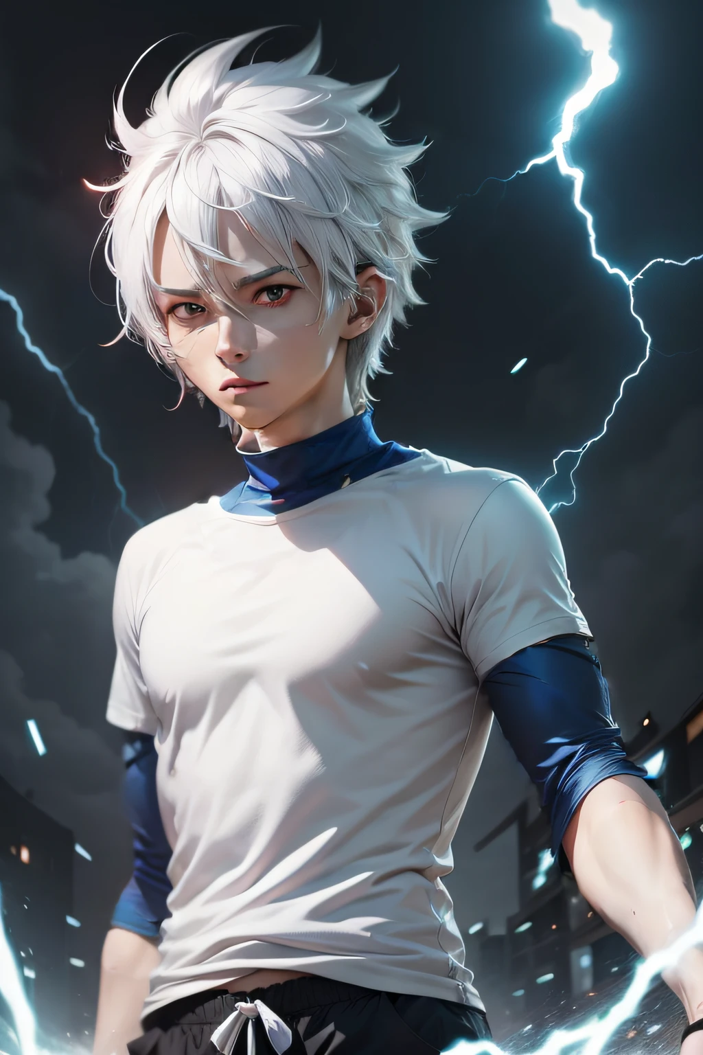 Blue sleeves, Anime style