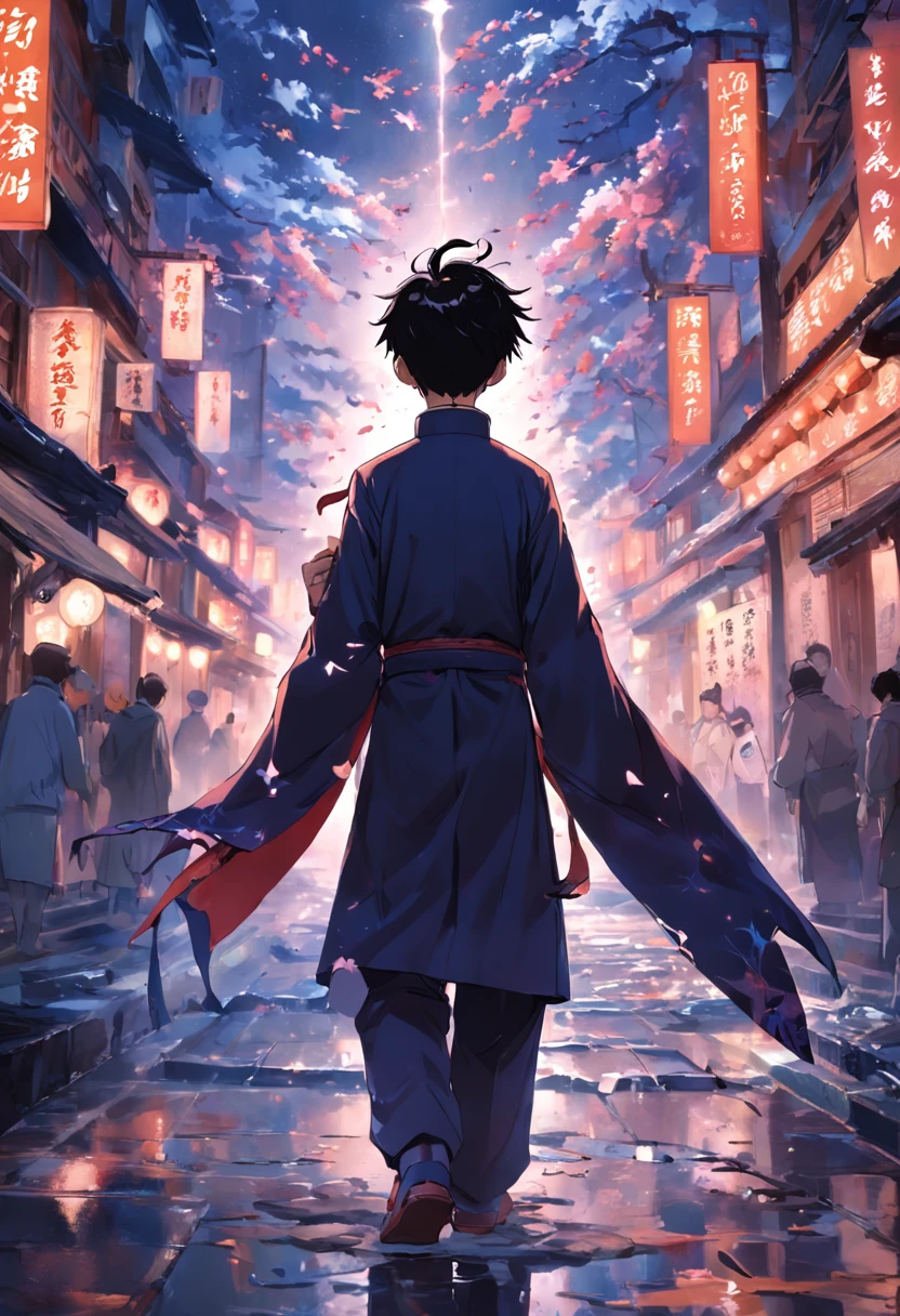Wang Xiaoming on his way home，Suddenly, he felt a strange energy coming from the book to his body。From that moment on，His life began to change。