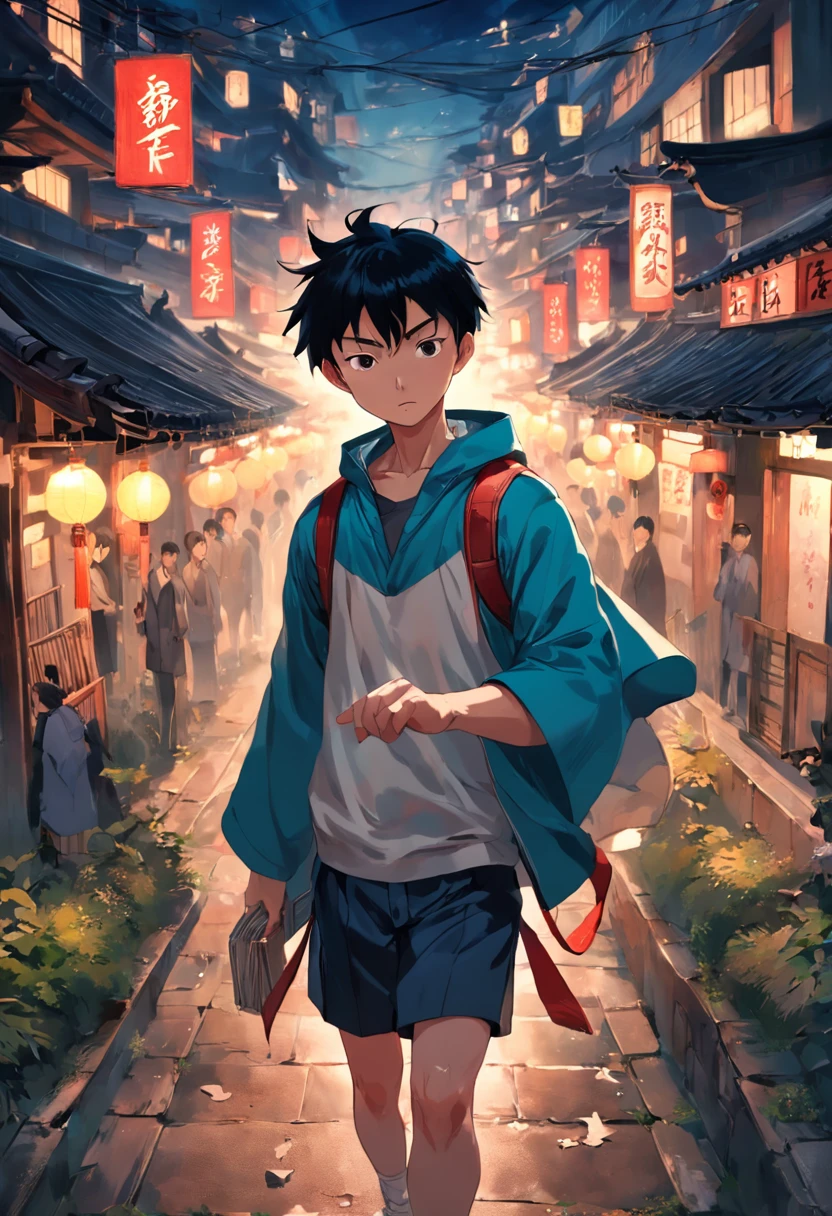 Wang Xiaoming on his way home,Suddenly, he felt a strange energy coming from the book to his body。From that moment on,His life began to change。
