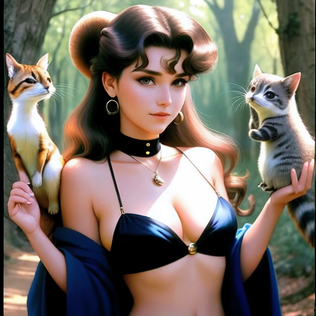 woman,Critters,Raised sexy,Three