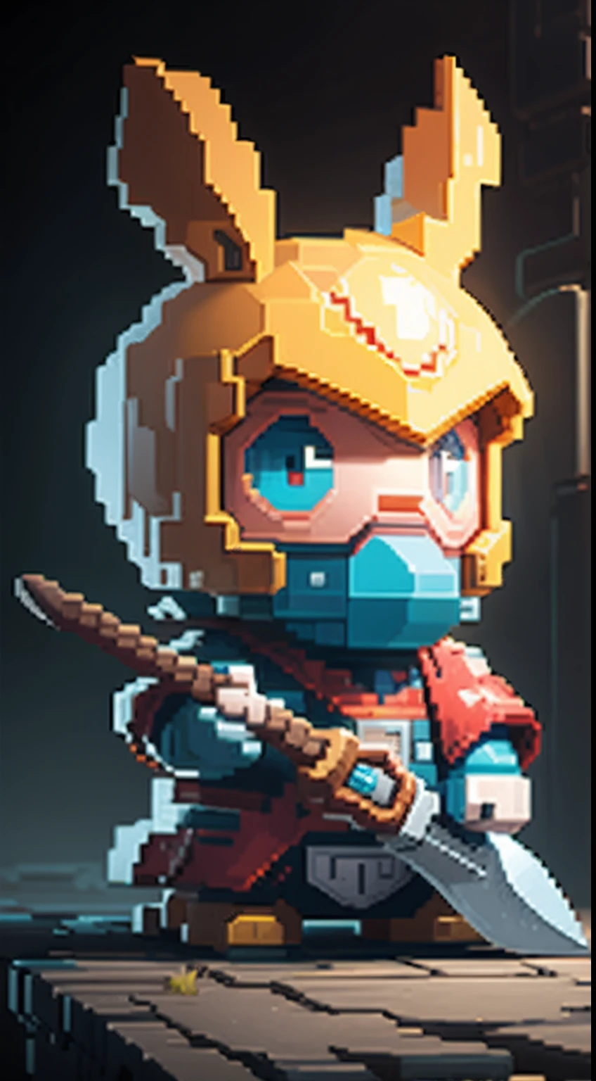 Pixel art axe
