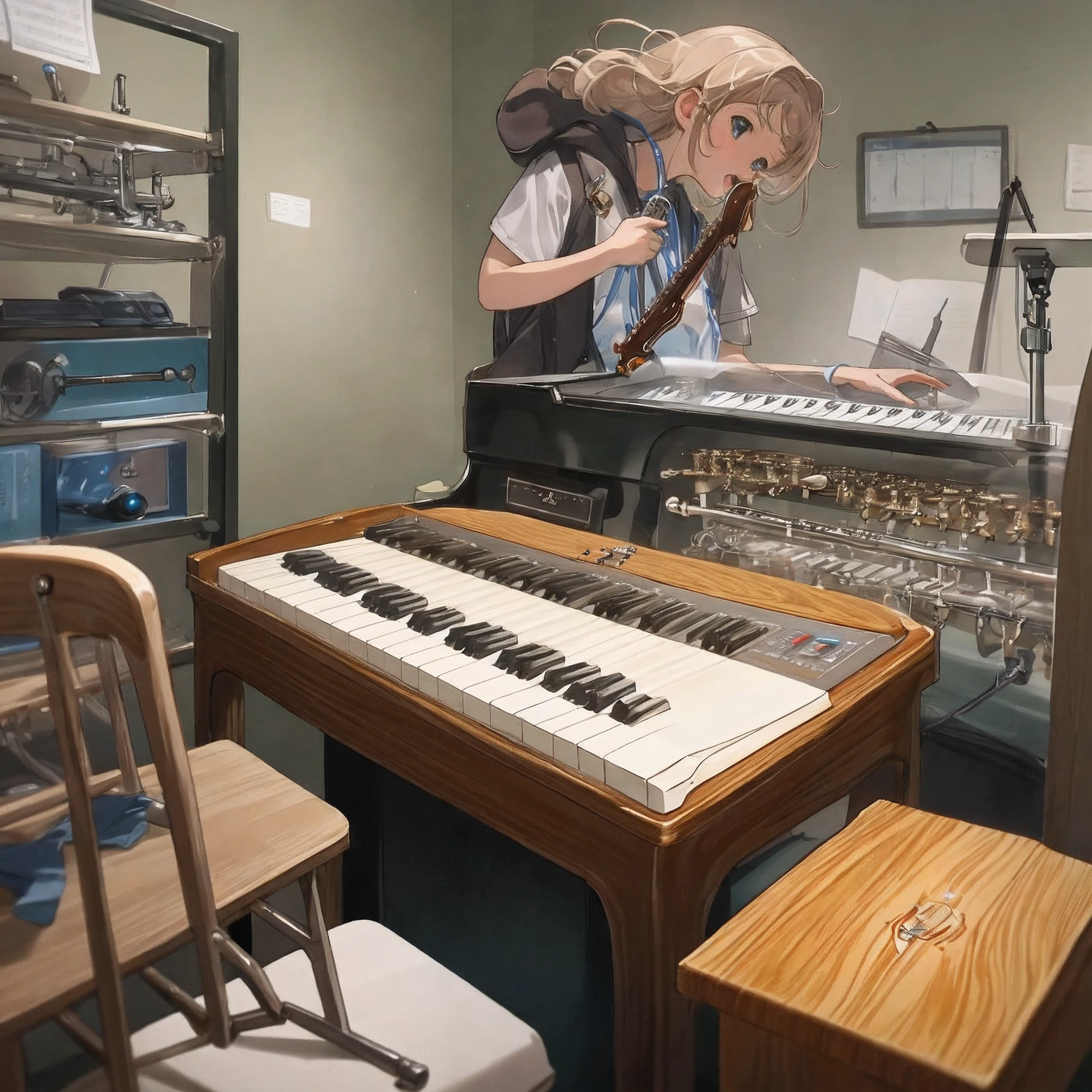 Uma imagem para um grupo de instrumentistas