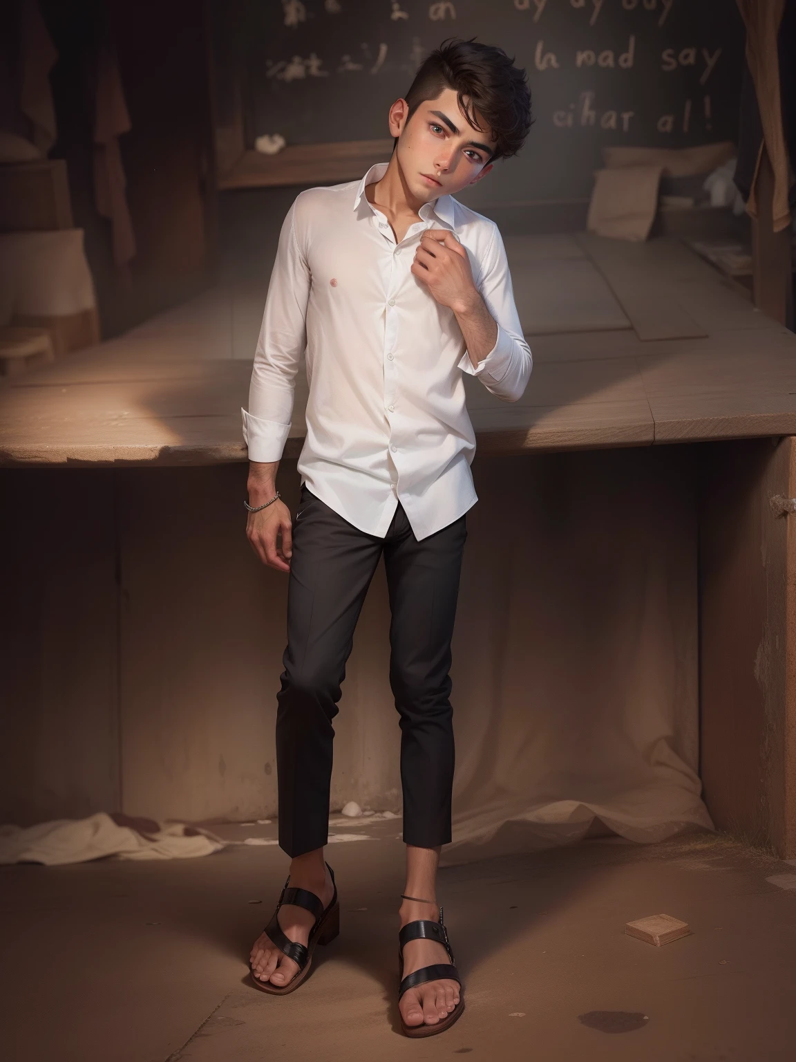 cloth change ultra realistic face handsome boy