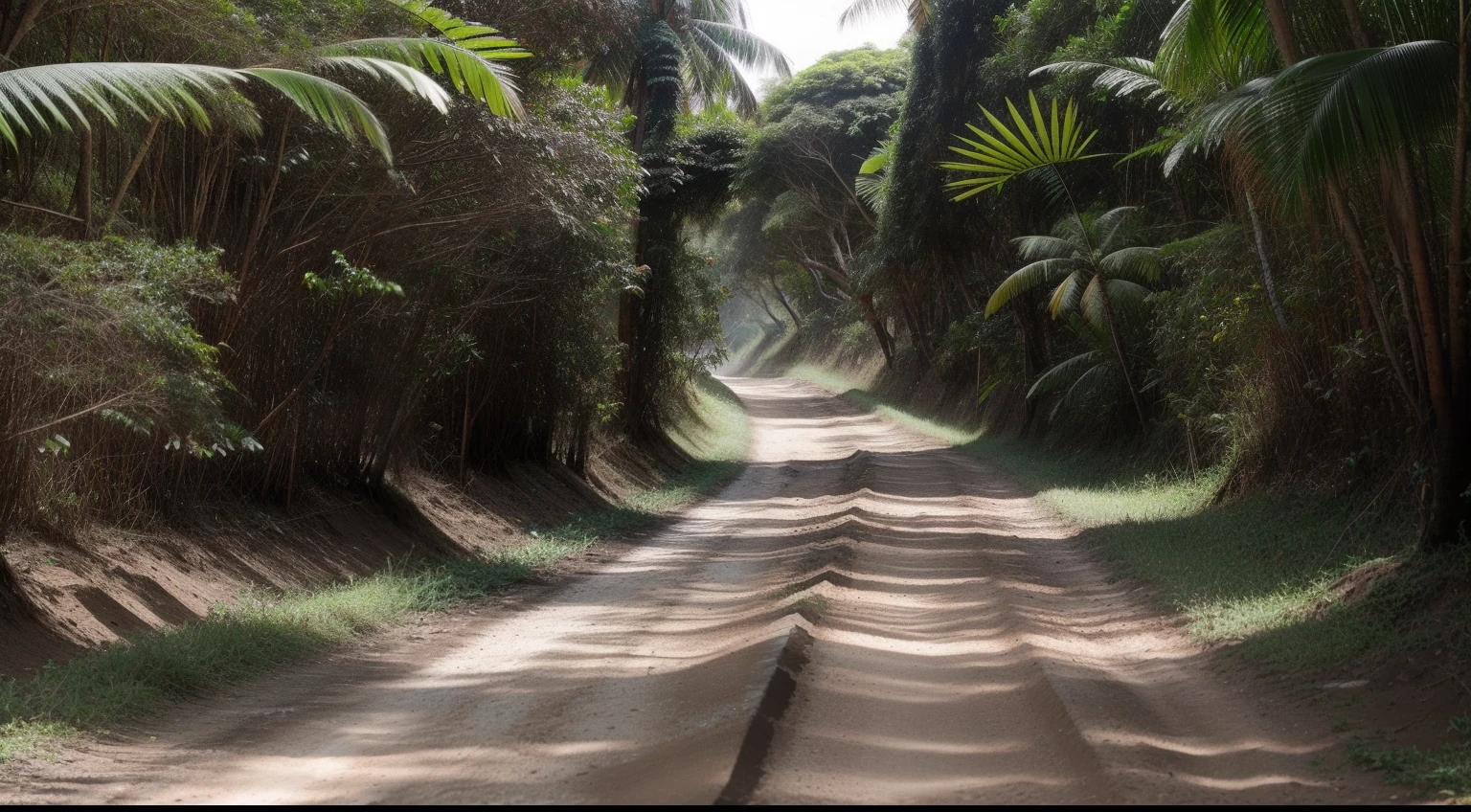 Uma estrada, mais larga e brilhante, simbolizando a soberba, leading to a dead end or a path that leads to dishonor.