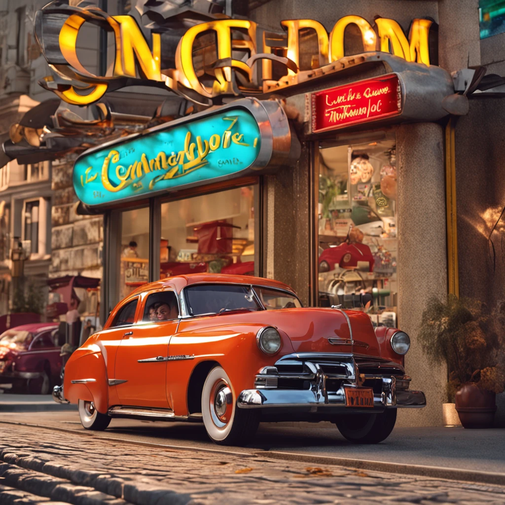 Mcdonalds Restaurant, Pin up frauen auf Rollschuhen