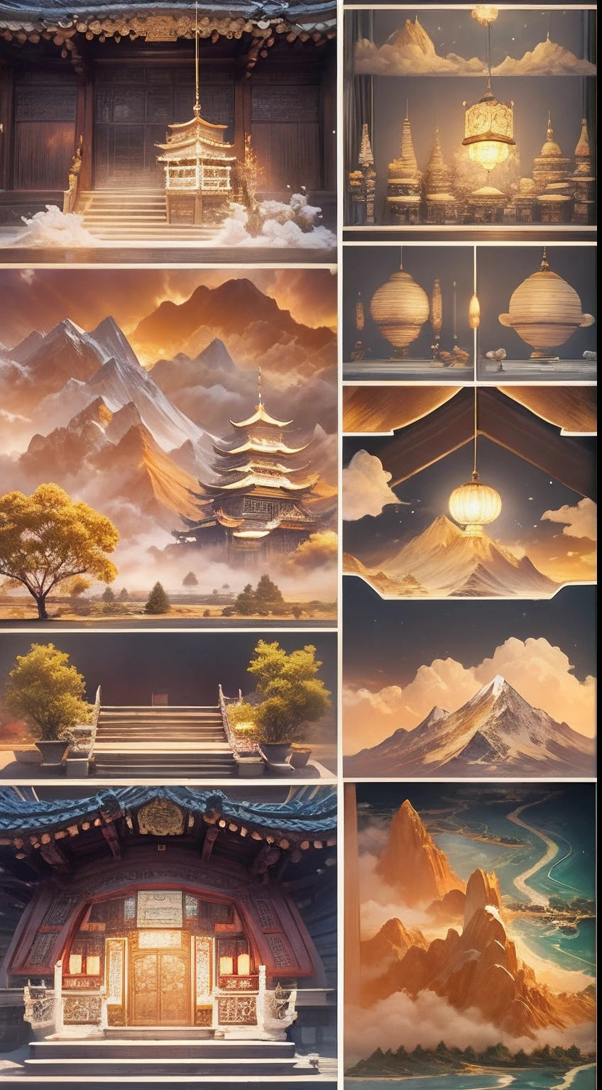(Xu Beihong)(China - Chic Chinese autumn landscape,autumnal,eventide,riverbank,anatomy correct,Oriental elements),(China - Fashion illustration:1.5,Vector painting:1.5),(Chinese colors,senior color matching,gradient backgrounds,white backgrounid),(The is very detailed,reasonable design,Clear lines,High- sharpness,best qualtiy,tmasterpiece,offcial art,movie light effect,4K)