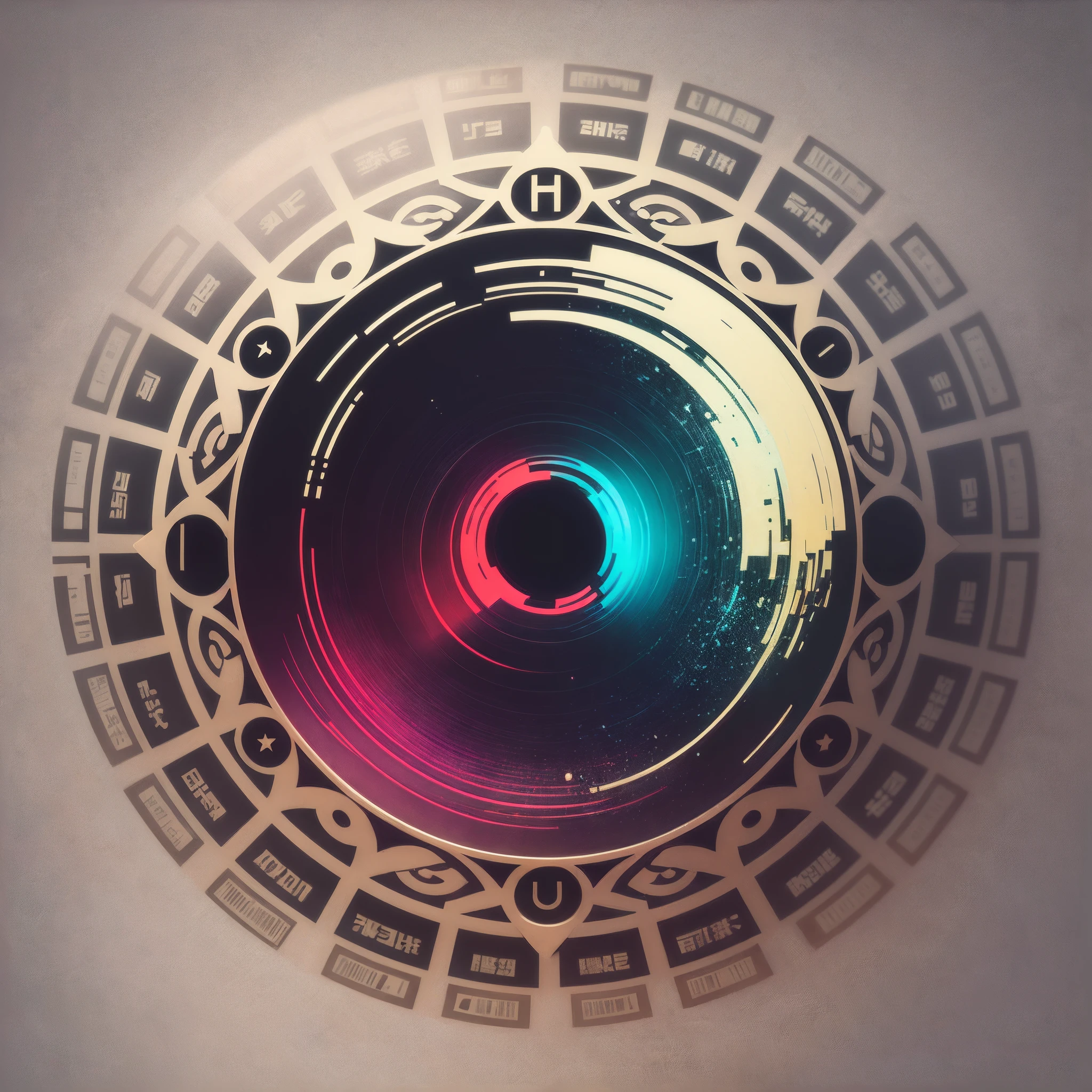 create logo symbol "PP" circular artistic logo designer --auto --s2