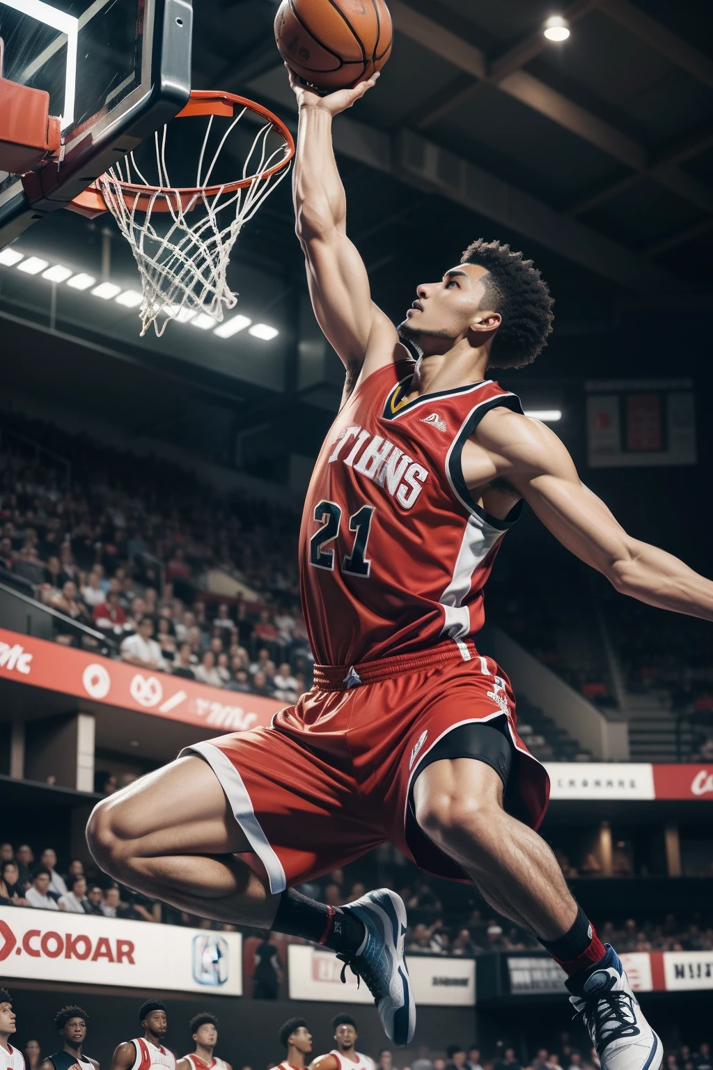 ((best quality)), ((masterpiece)), (detailed), slamdunk basketball michael jordan