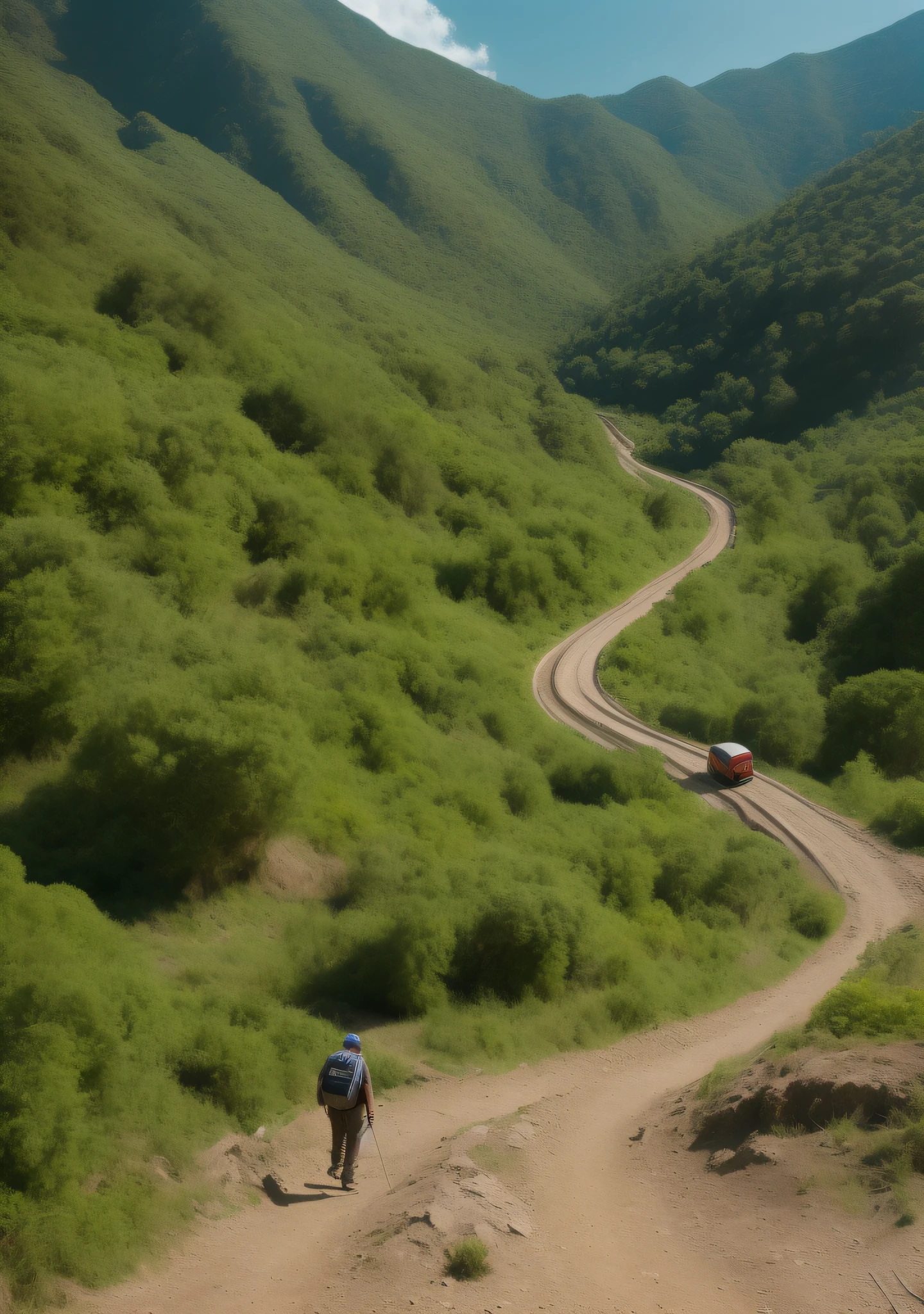 " A person in a challenging environment, walking up a steep, uphill street with effort, while looking up, demonstrating the difficulty of going up a hill. The scene must be highly detailed and realistic, with attention to detail in the person's vision, facial expression, hillside and surrounding environment. octane rendering, 32k, uhd, - ar 3:2 - photography style, sharp focus, low contrast
"
