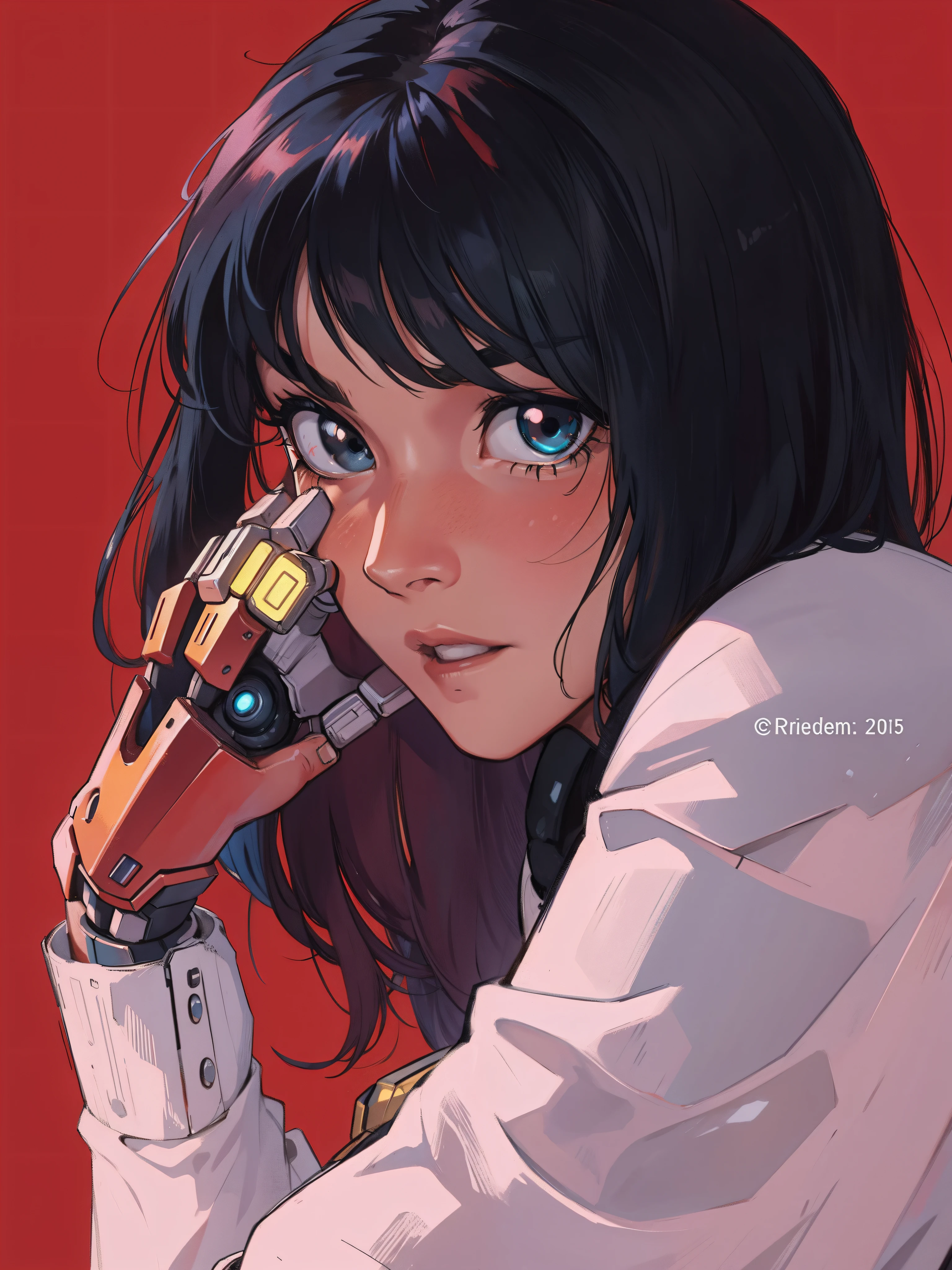 Biomechanical hand, cyberpunk, Mecha, Android