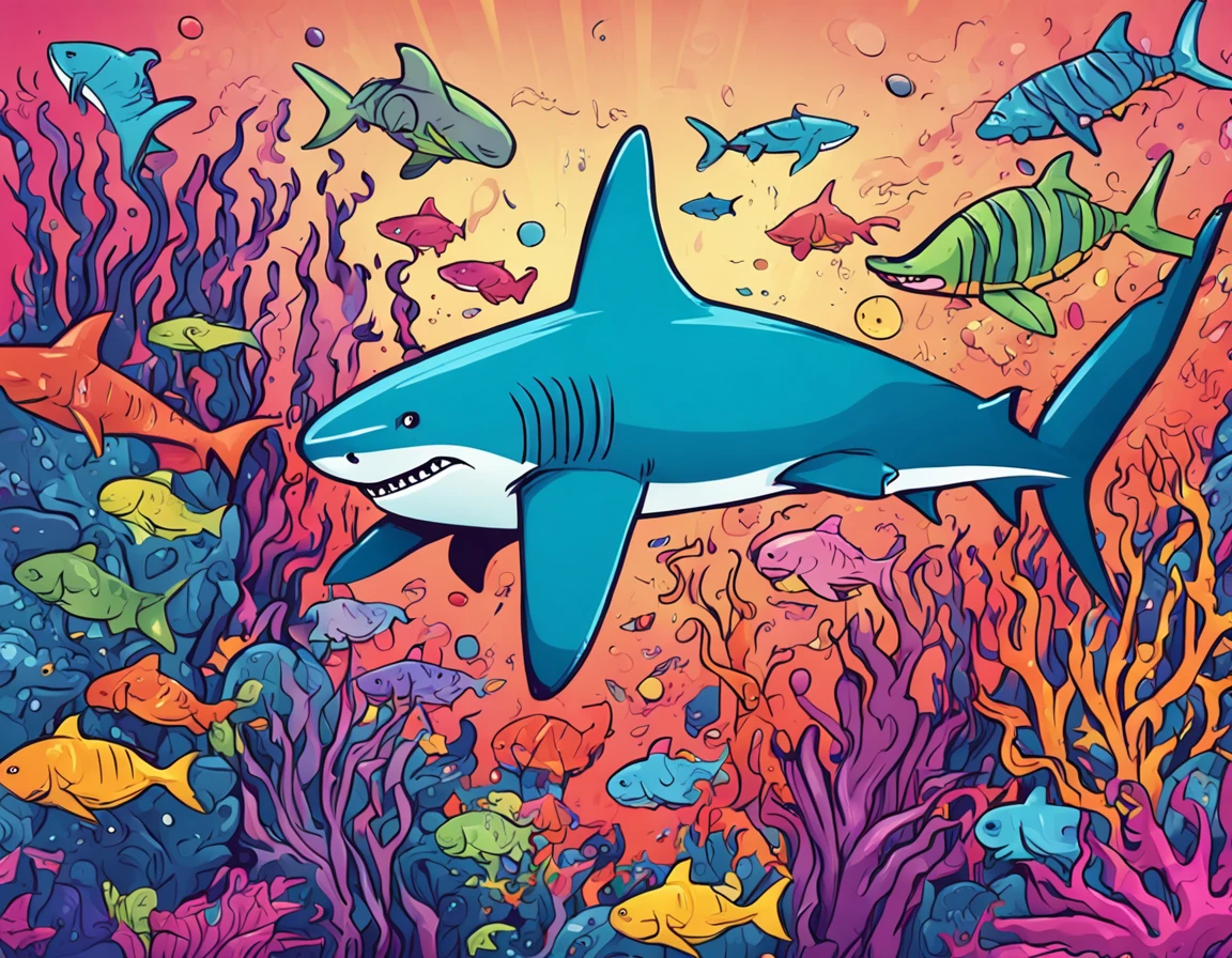 COLORFUL SHARK