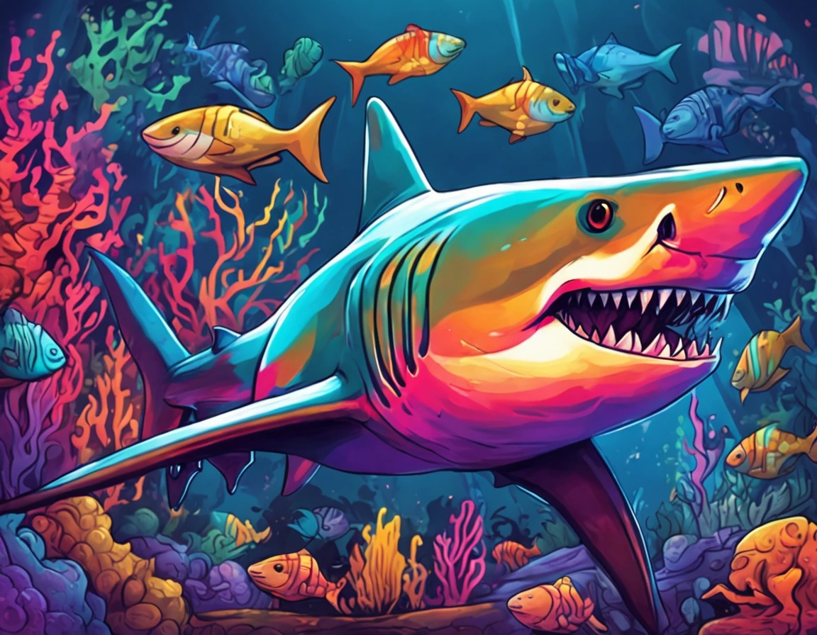 COLORFUL SHARK