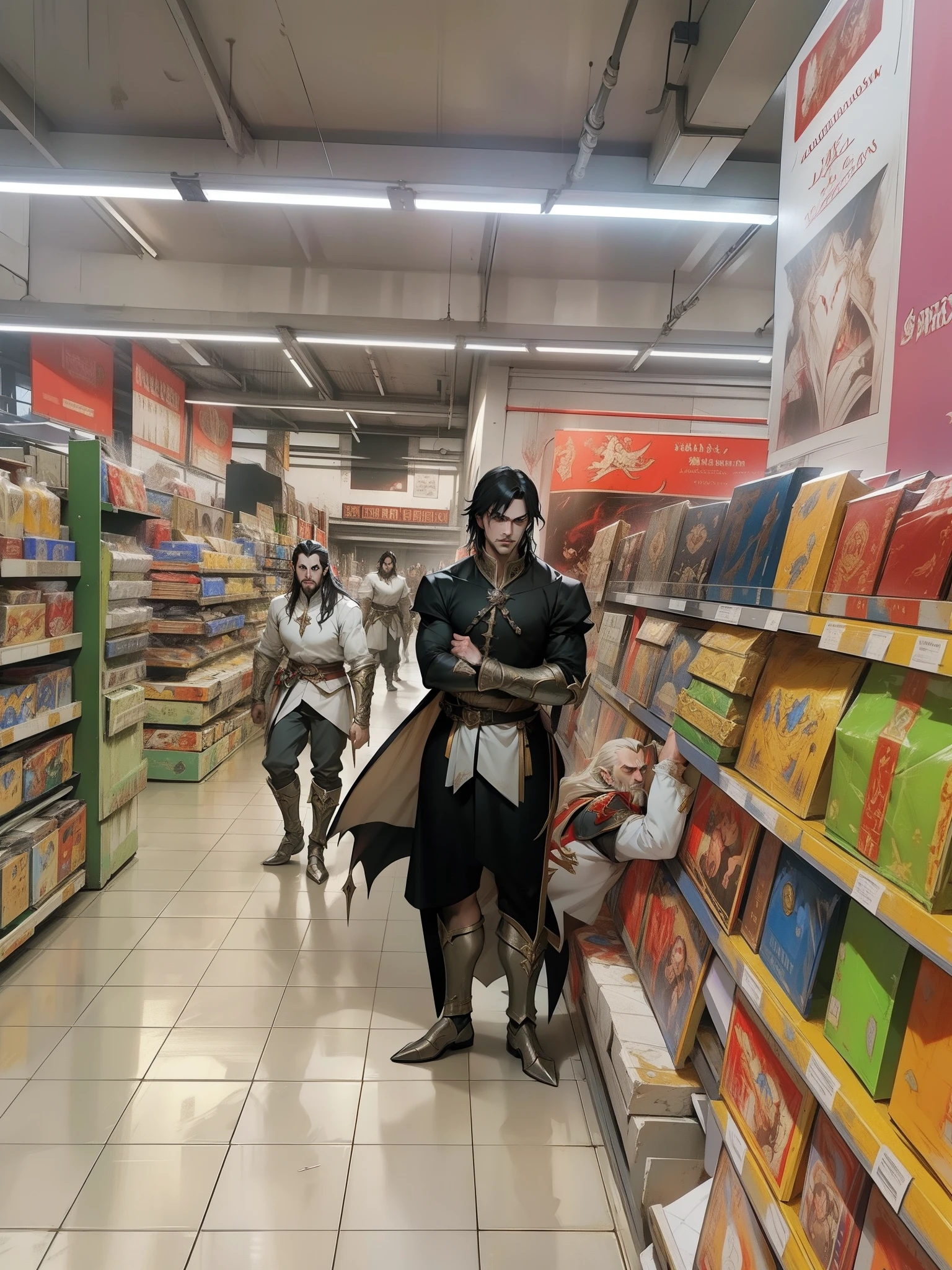Castlevania Lord of the Shadows hyper realistic super detailed Dynamic poses of Lord Dracula leading troops armed with demons to the great battle Hyper realistic war super detailed sharp details cinematic scenes film film