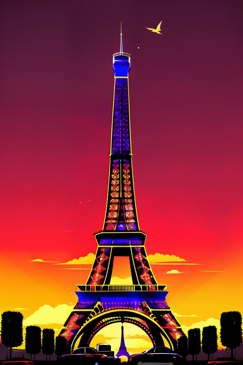 eiffel tower, danmumford style