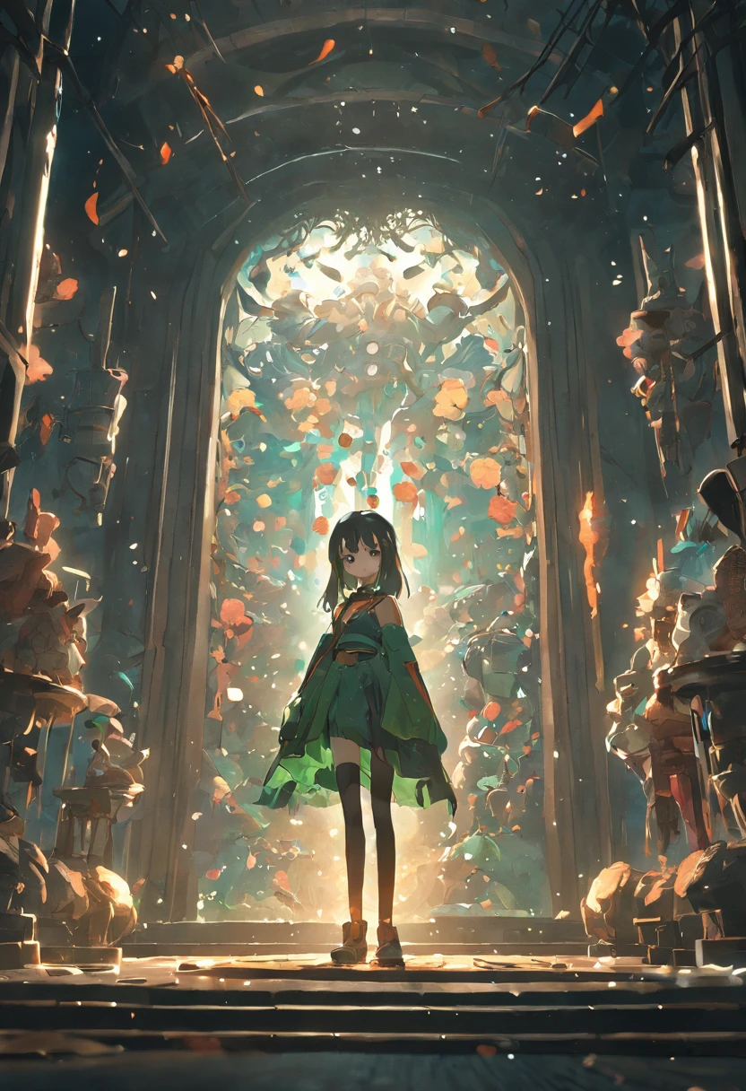 cute character, ultra-detailliert, Perfect view, Mysterious, Glow, Product Photography, Octane Render, Super detailed in 8K, Perfect view, Mysterious, glowing green, Product Photography, Octane Render, 8K