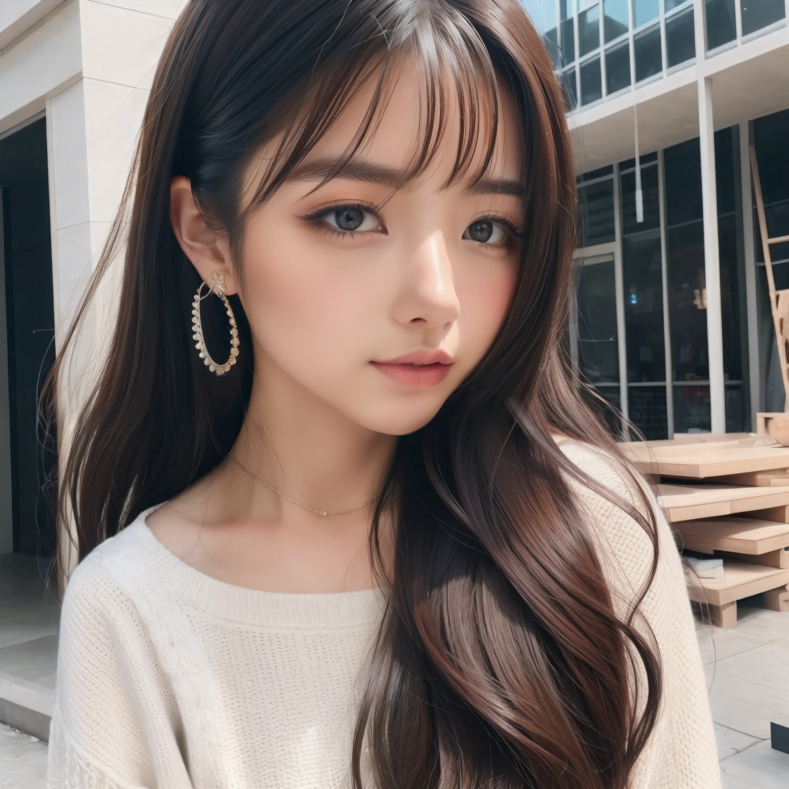 constructionyardai、a beauty girl、
