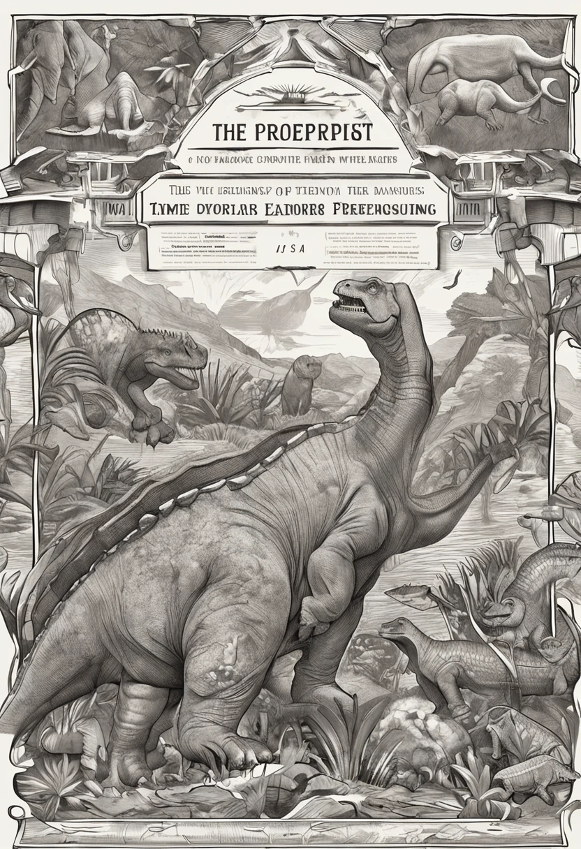 Claro, I'm going to create a summary of a fictional eBook about "The Time Journey of the Jurassic Explorers" To you:

eBook Title: "The Time Journey of the Jurassic Explorers"

Sinopse: 
In the not-too-distant future, a Dra. Emma Turner, a renowned paleontologist, developed a revolutionary time machine, a "ChronoExplorer". She has assembled a team of fearless scientists and adventurers to embark on a daring expedition in time: back to the Jurassic period, An era of majestic dinosaurs and prehistoric landscapes.

Chapter 1: Preparando-se para a Jornada 
A Dra. Turner presents his vision and reveals the ChronoExplorer to the team. Juntos, eles preparam o equipamento e o plano de viagem, Facing technological and logistical challenges.

Chapter 2: Time Travel 
ChronoExplorer is activated and transports the team to the Jurassic period. Os exploradores ficam maravilhados com a paisagem repleta de dinossauros, plantas antigas e rios caudalosos.

Chapter 3: Encounter with the Dinosaurs 
As we explore, The team comes across several species of dinosaurs, como o Triceratops, o Stegosaurus e o imponente Brachiosaurus. They use their advanced technology to study dinosaurs in a safe way.

Chapter 4: The Mystery of the Nest of Eggs 
During an expedition, os exploradores encontram um ninho de ovos de dinossauro. This raises questions about the behavior of dinosaurs and the life cycle of these ancient creatures.

Chapter 5: Challenges and Dangers 
As we explore Jurassic wildlife, a equipe enfrenta desafios, como tempestades, predictions and the need to find resources to survive.

Chapter 6: The Connection to the Past 
The Dr.. Turner and his team learn about the importance of preserving nature and human impact on the planet. Eles estudam suas descobertas com o mundo moderno e buscam maneiras de proteger a biodiversidade.

Chapter 7: The Return to the Present 
After an incredible journey, os exploradores usa