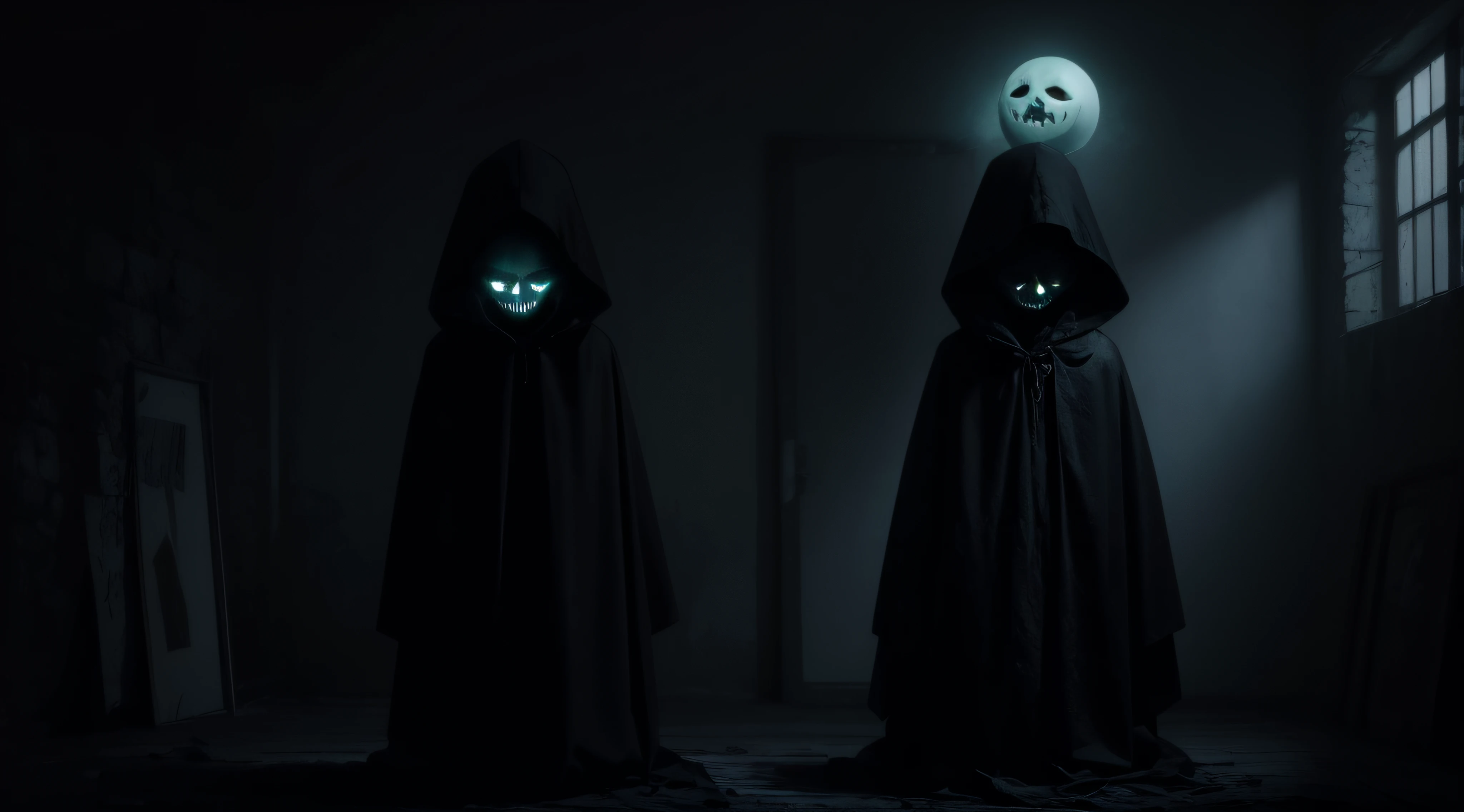 Haunted characters、Cute and scary