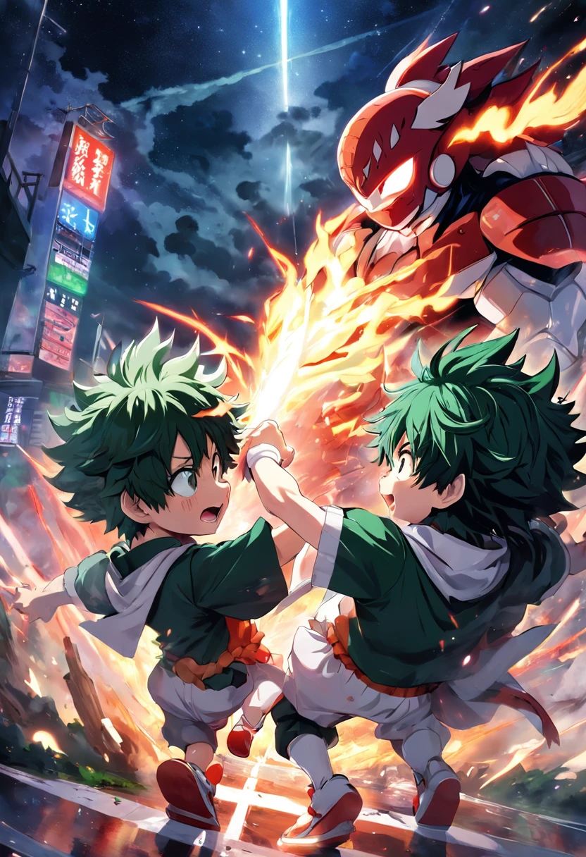 Combina Deku e Ichigo en un solo personaje poderoso