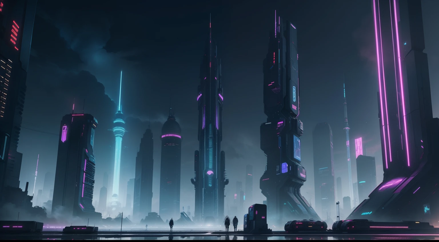 future cyberpunk city