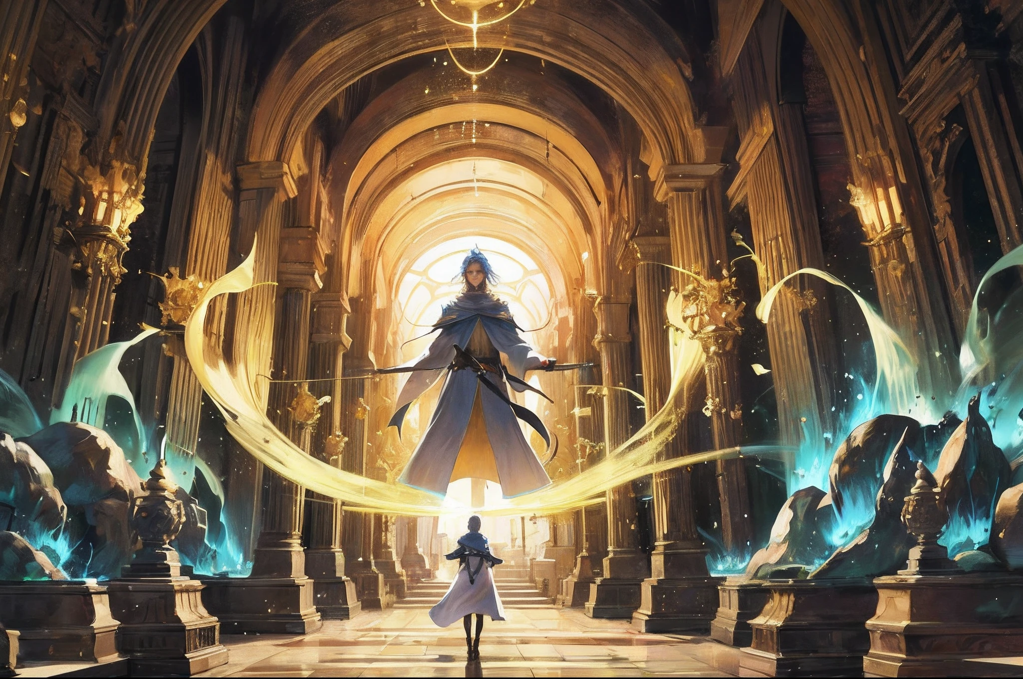Sophia, The Guardian of the Portals, used his magical abilities to explore and protect the passages between the worlds. She ensured that the group could travel safely through the dimensional portals that had become a crucial part of the quest for the Cryptography of Life. His ability to keep these portals stable was critical to the team's progression on their magical journey.