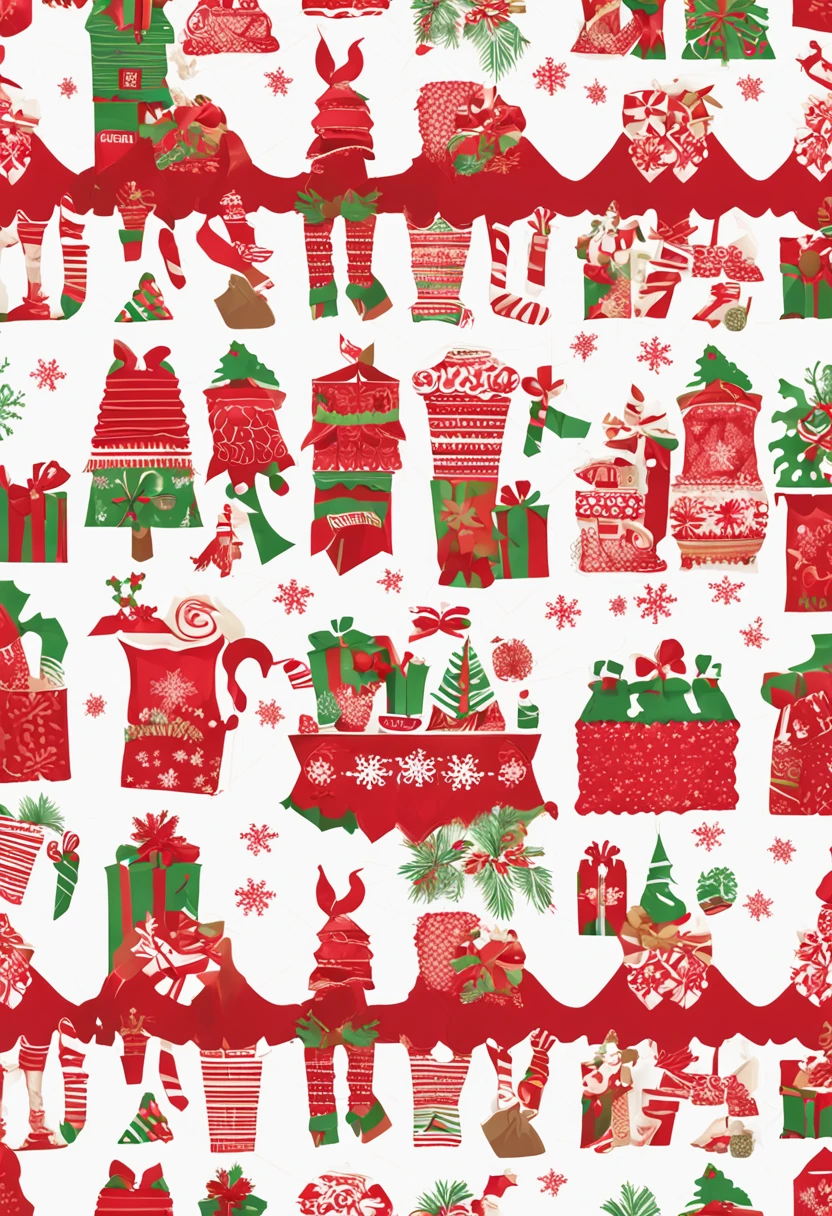 Theme: Our theme is Christmas, so the design should visually convey the various elements and symbols of the holiday as much as possible. For example, you can use Christmas trees, snowflakes, gifts, Santa Claus, candlelight, and bright decorations. These images can be cleverly laid out throughout the design to create a unique and pleasing visual effect.
Colors: Christmas is often associated with bright and warm colors such as red, green and gold. We recommend using these colors as the main tones in the design to create a vibrant and enthusiastic visual effect. In addition, it is possible to express the feeling of snowflakes and winter by using light blues and whites.
Detail and level of sophistication: In order to make the design more attractive and attract the attention of the audience, we encourage the addition of details and refined elements to the image. These elements can be small patterns on Christmas decorations, or small dolls and trinkets on the Christmas tree. Through this level of detail and refinement, the design can give people a more real and vivid feeling.