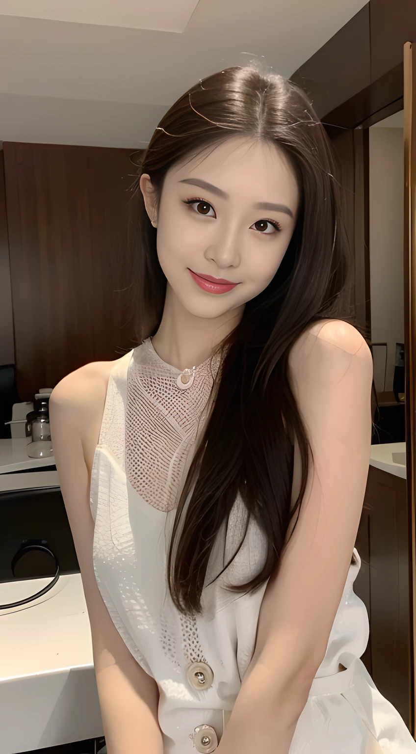 araffe woman with long hair wearing a pink top and headphones, gorgeous young korean woman, young adorable korean face, beautiful south korean woman, beautiful young korean woman, korean girl, wan adorable korean face, popular south korean makeup, popular korean makeup, gorgeous chinese model, young cute wan asian face, pale milky white porcelain skin, smooth white tight clothes suit, masterpiece, superdeformed, (((full body:1.3))), ultra high res, RAW photo, masterpiece, ultra detailed, 8k, full detailed hair, highres, best quality, ultra high res, ultra detailed face and eyes, (((photorealistic:1.4))), looking at viewer, (((smiling:1.5))), cute, (((large breast:1.5))), (((ray tracing:1.4))), ((((long legs:1.4)))), cute pout, Best quality , masterpiece, large hip, Fully facial detailed, beautiful, ((very detailed of hair )) , (((16 years old:1.2))), thin lips, big eyes, highres, seducing, blue eyes , slim waist, 8k:1.2, 16k:1.2, highres,
karol bak uhd, inspired by hajime sorayama,